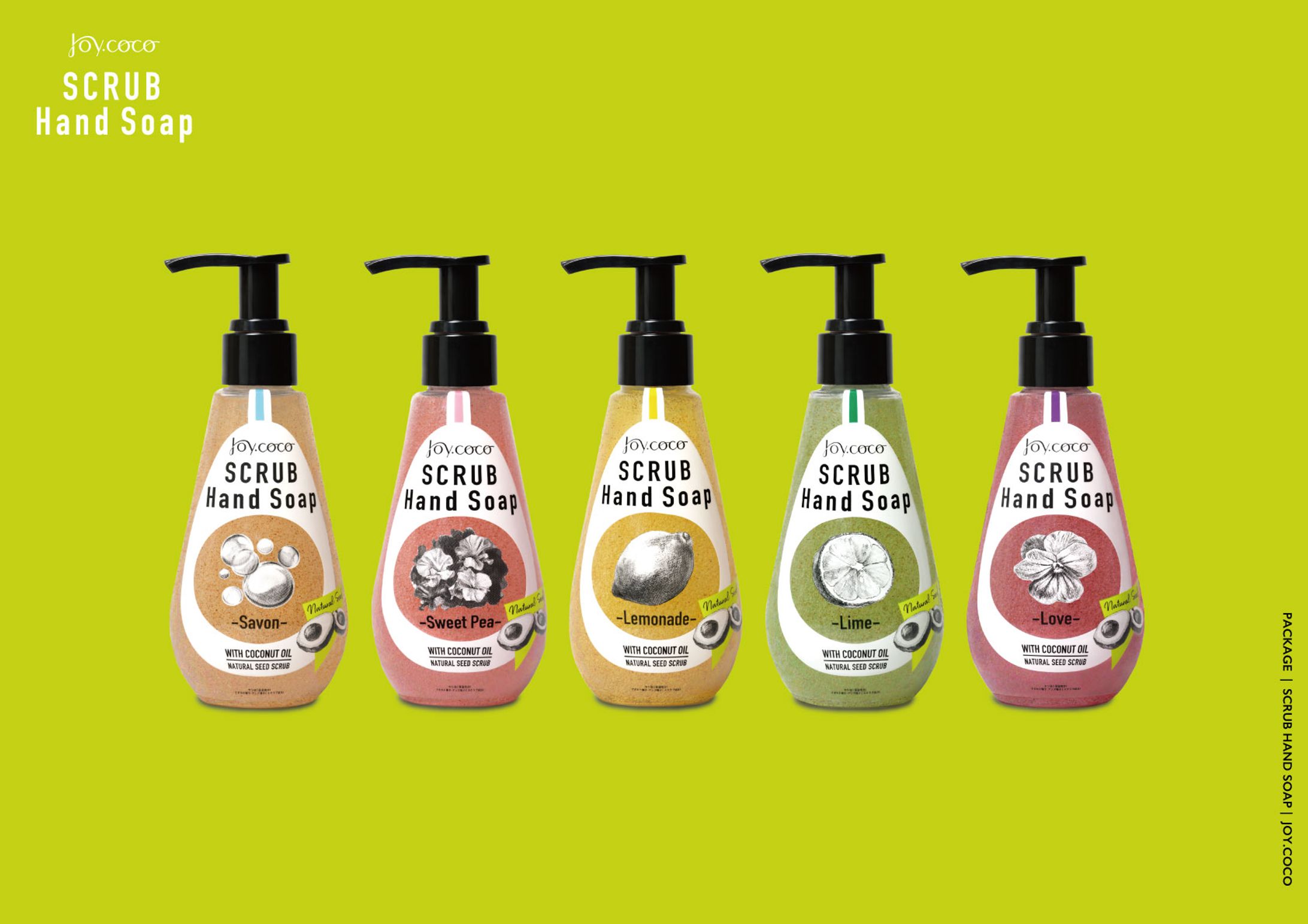 joy.coco | Scrub Hand Soap | Package Design-1
