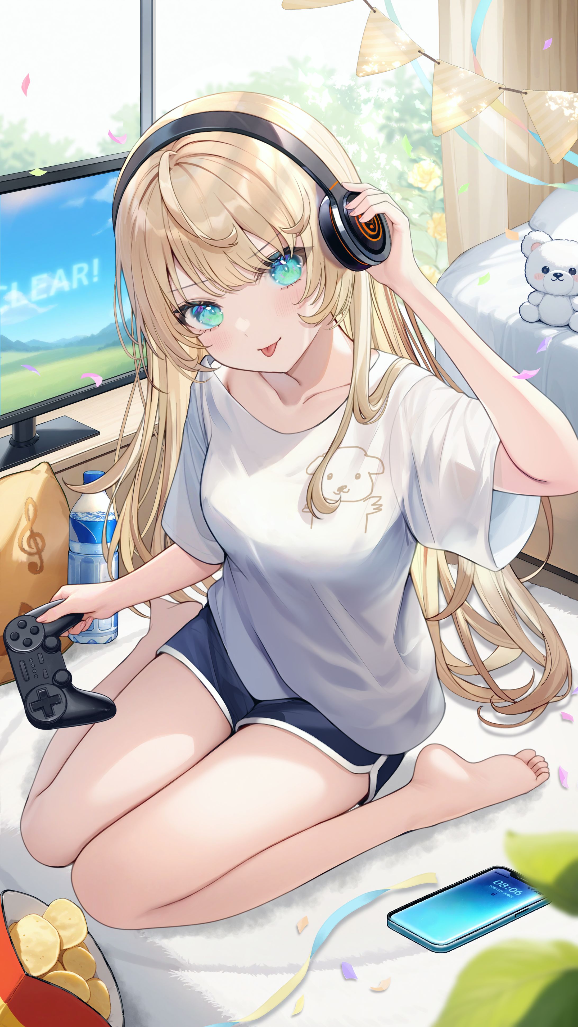 ぱらすと！所属・柑原あさひ様　生誕グッズイラスト-1