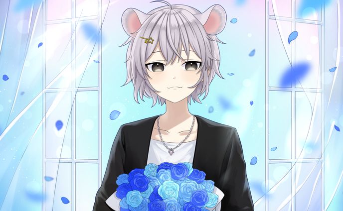 1000人記念イラスト 鳴鼠おさぶ様