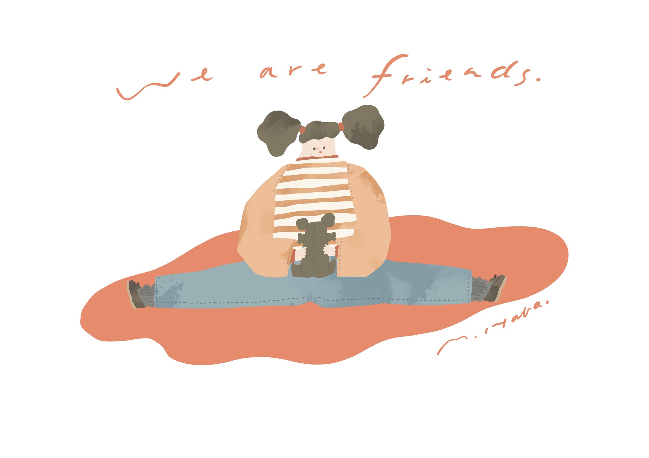 ぬいぐるみと女の子 Stuffed animals and girls-1