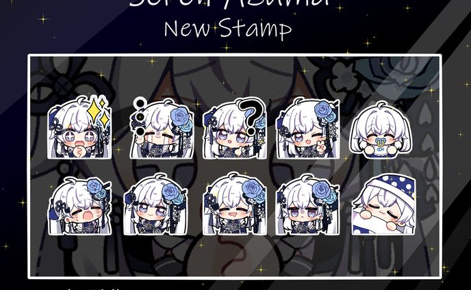 Vtuber 東 雪蓮 メンバーシップイラスト