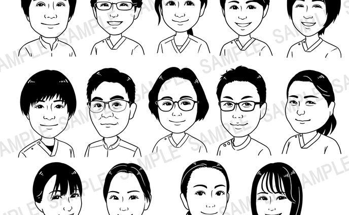 似顔絵作品