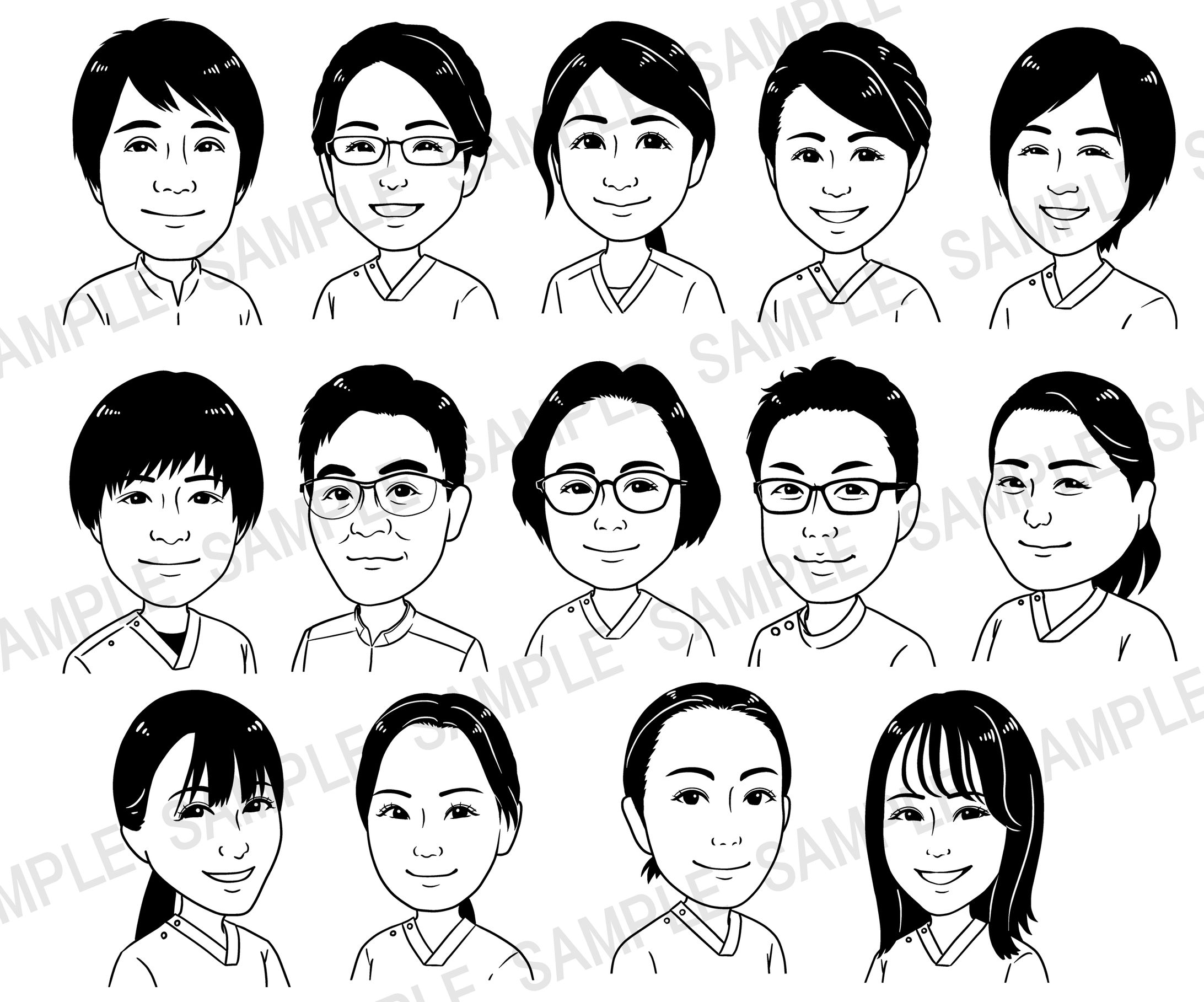 似顔絵作品-1