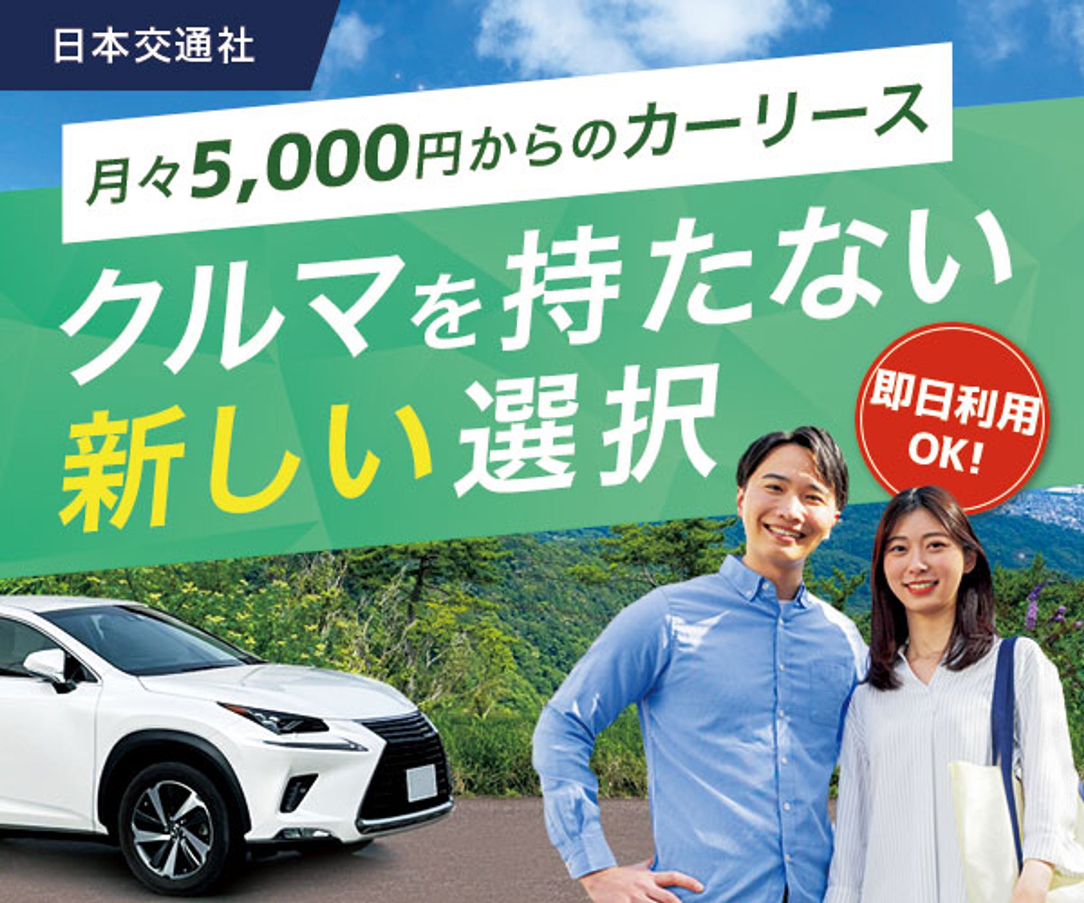 「カーリースのプロモーション」バナー-1