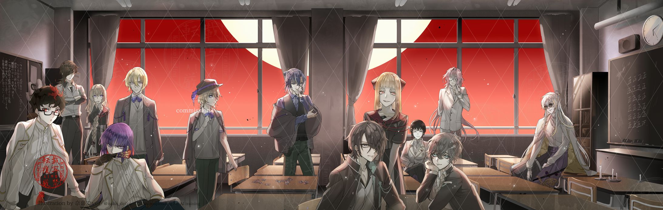 【commission】記念本表紙用一枚絵-1