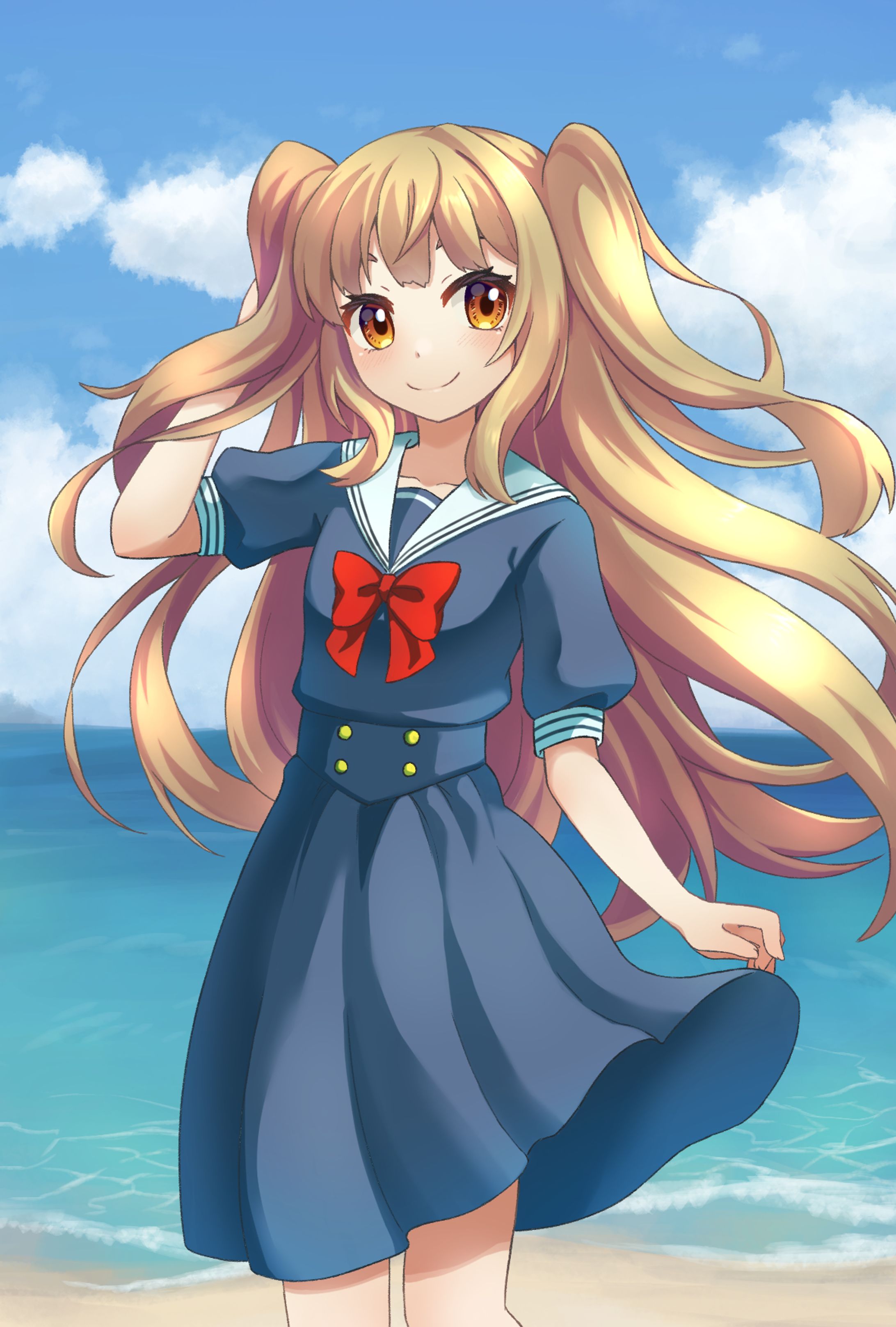 セーラー服女の子-1