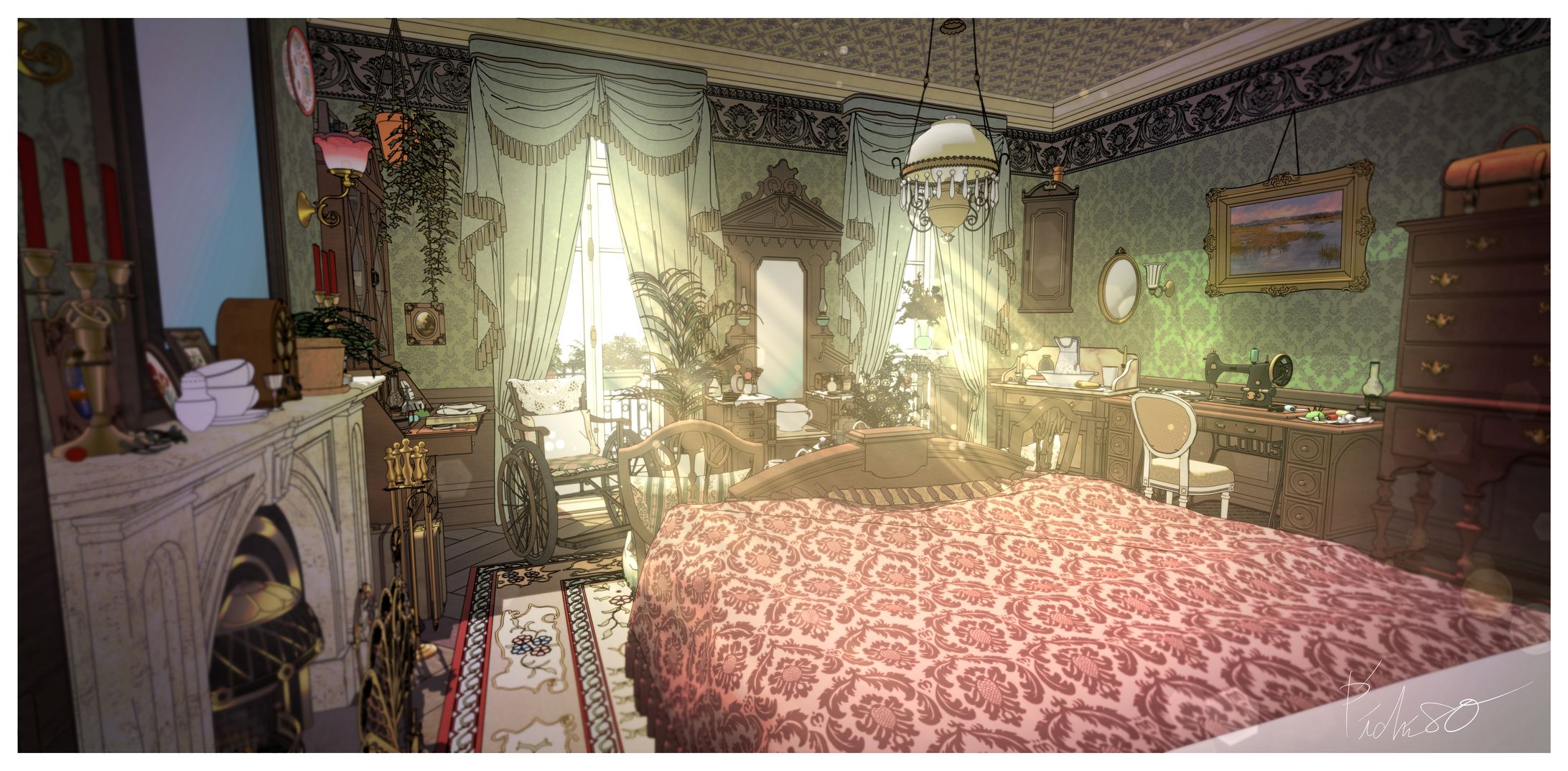 Webtoon用背景 2-1