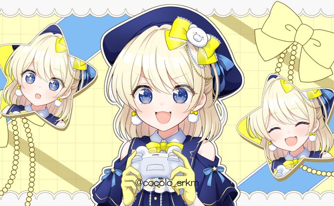 【お仕事】cocolo様　ゲーム配信活動ビジュアル