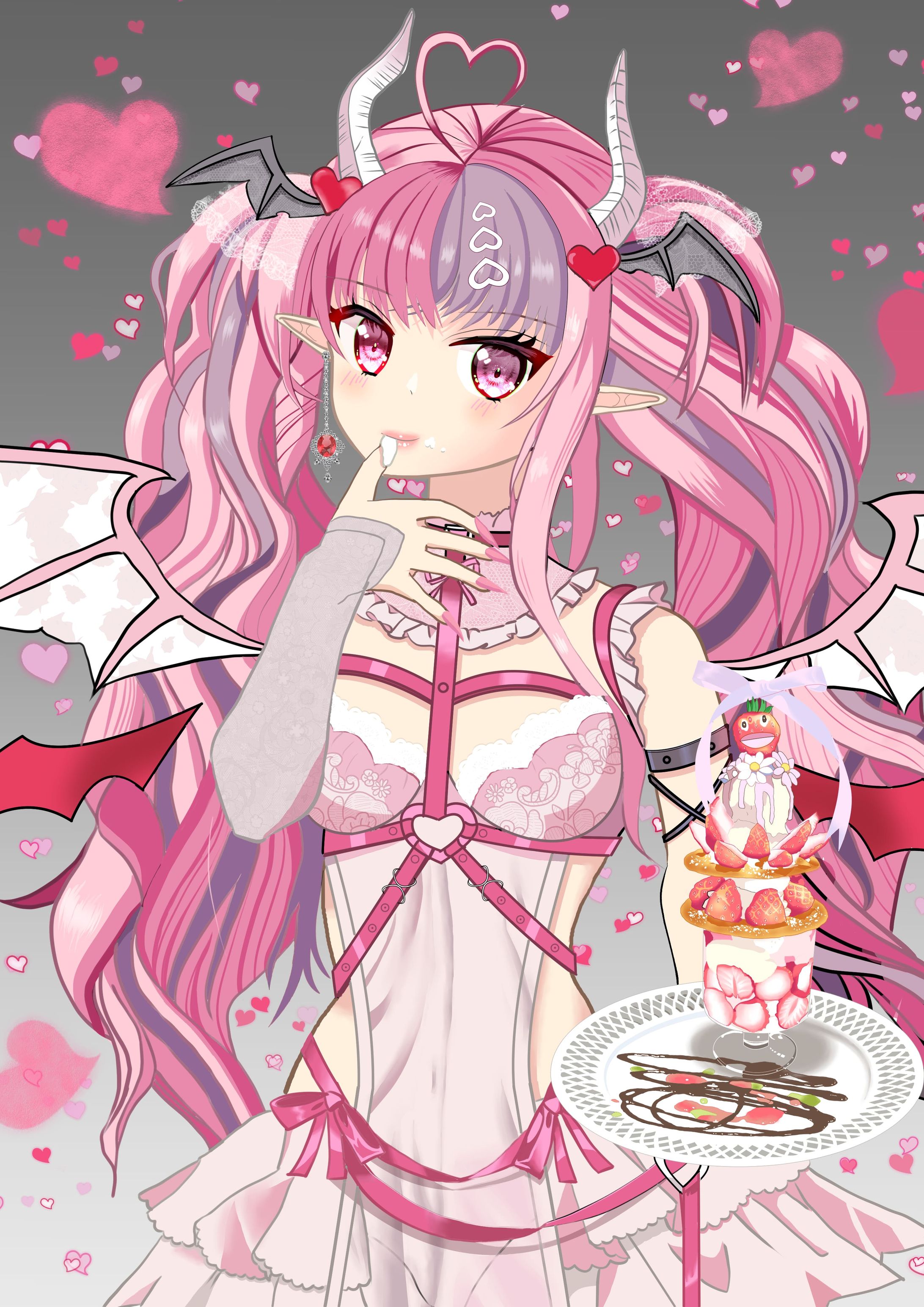 Ironmouse offers you a parfait.-1