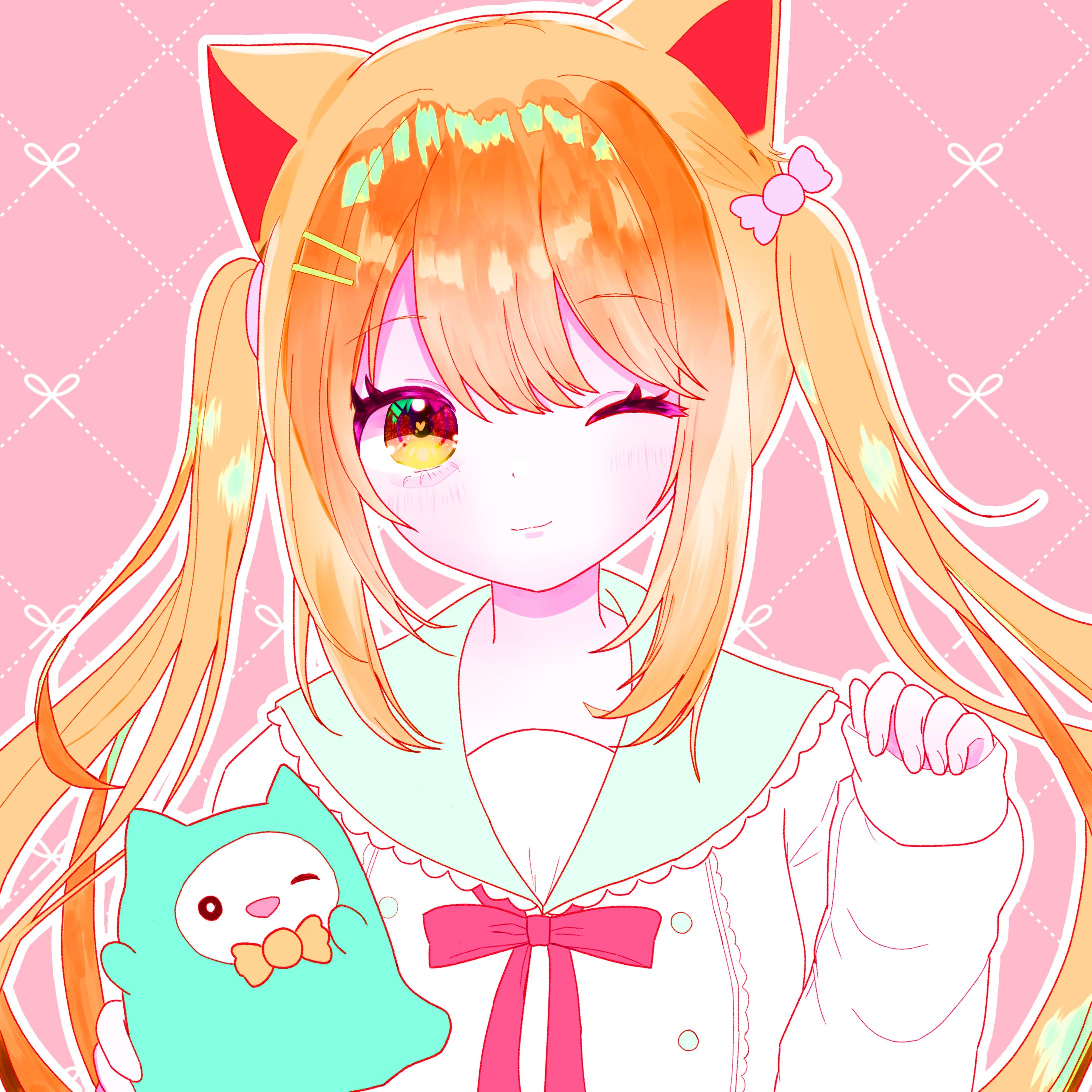 猫耳の女の子-1