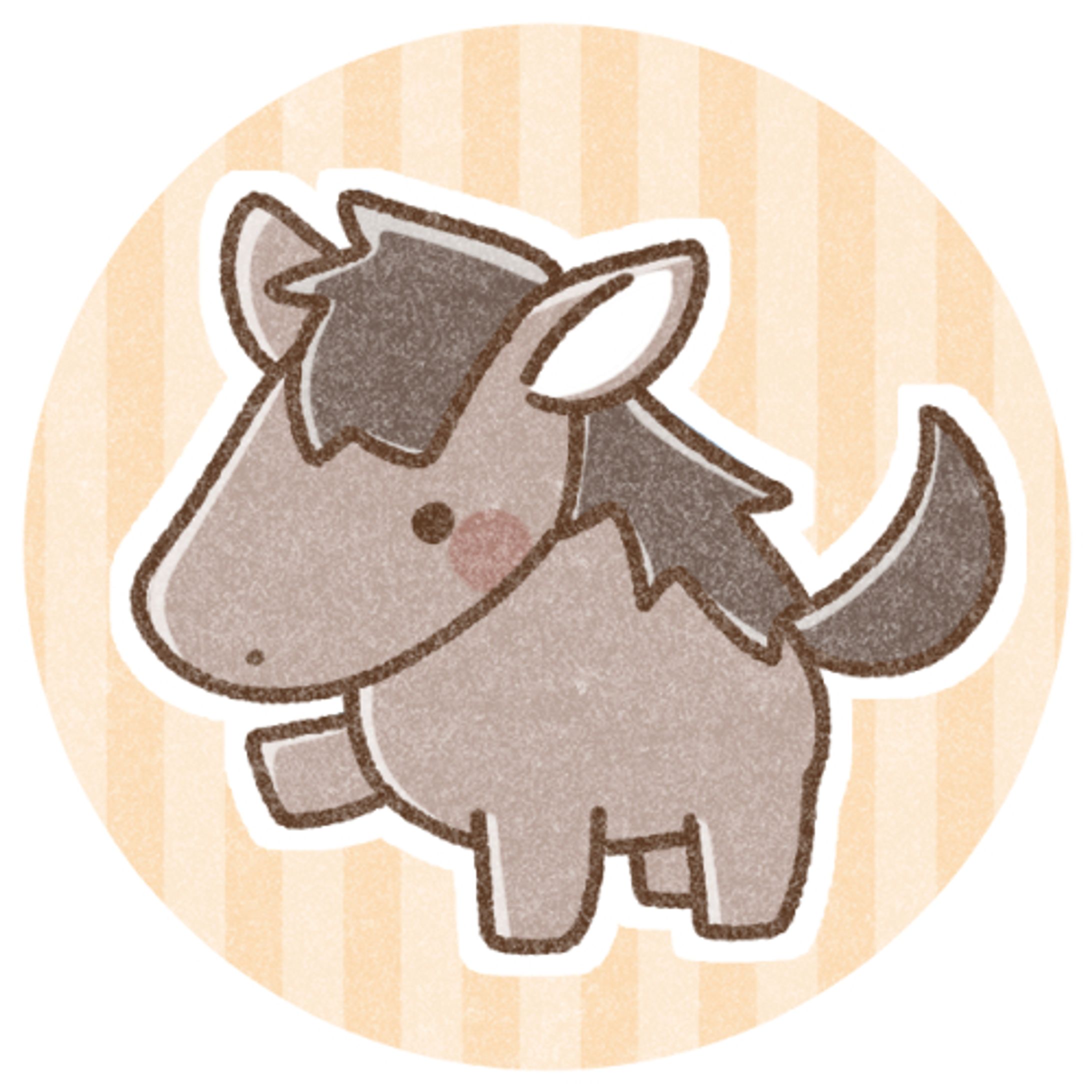 かわいいお馬さん-1