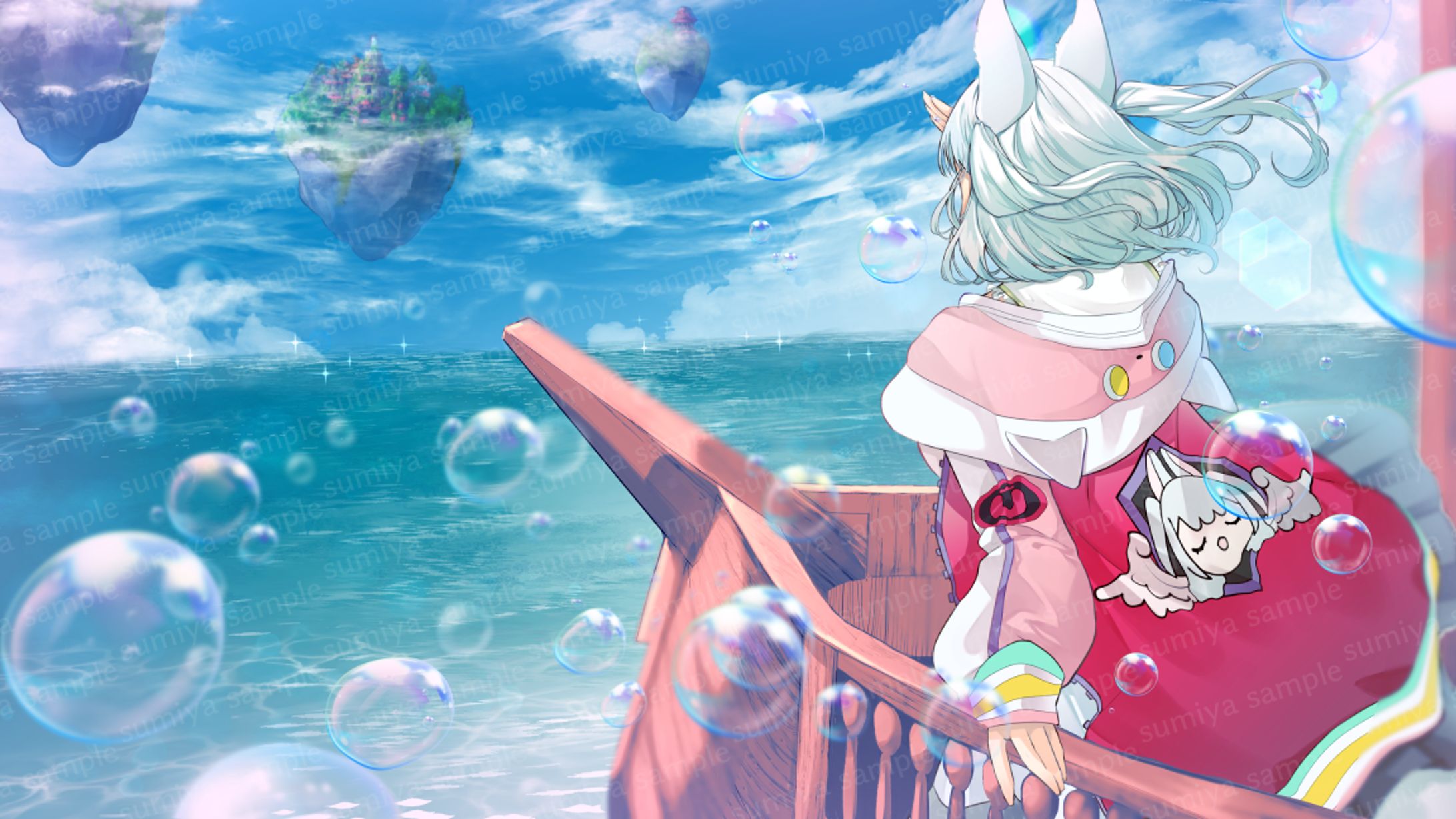 歌ってみたイラスト　氷月華フェリシア様-1