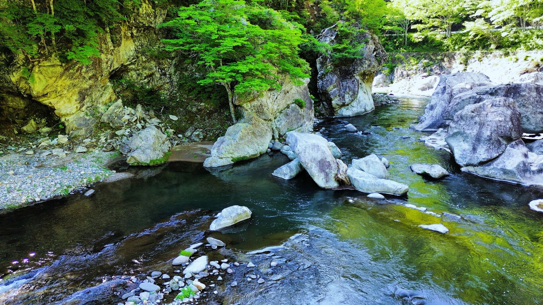 塩原温泉の川-1