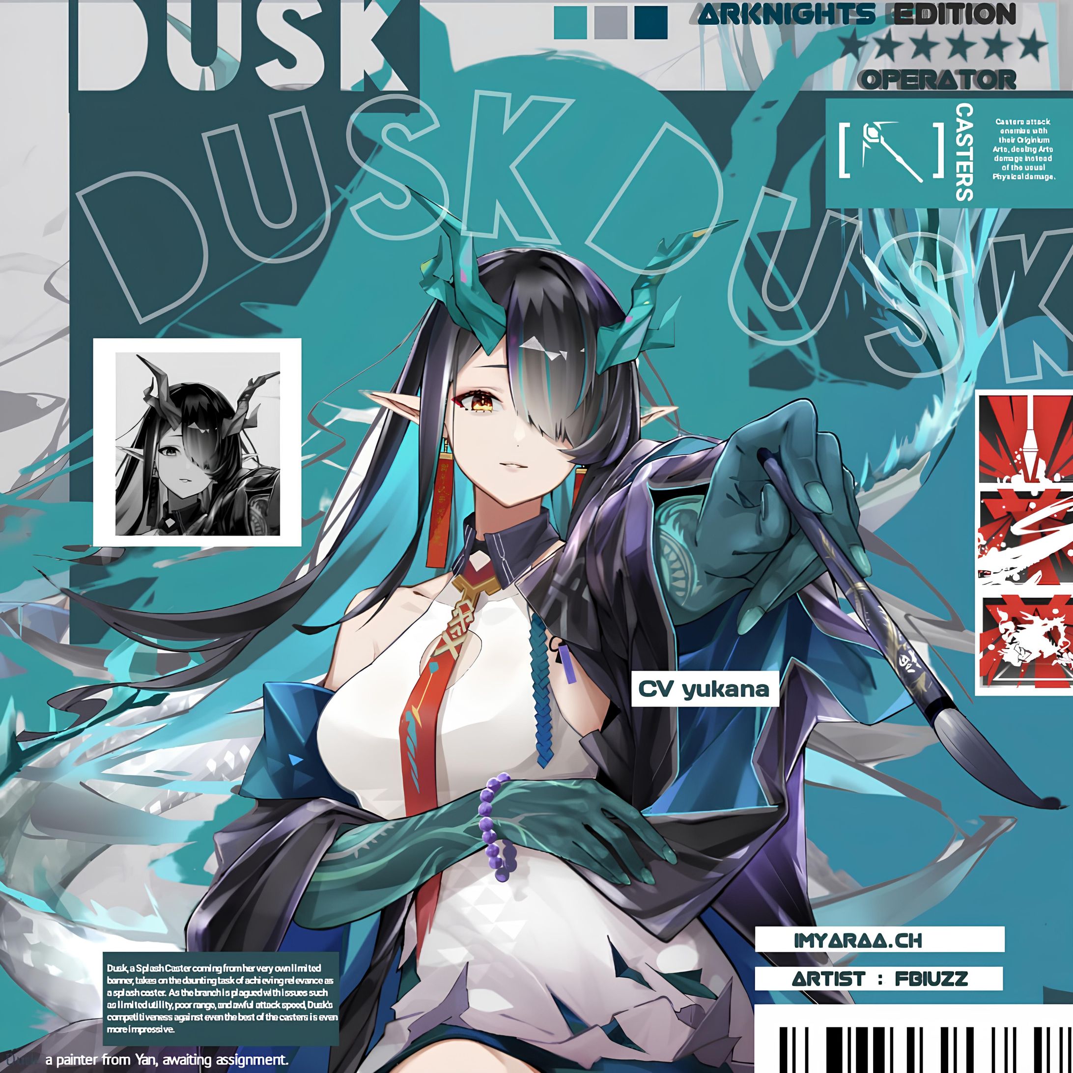[Anime GFX Design] Dusk - Arknights-1