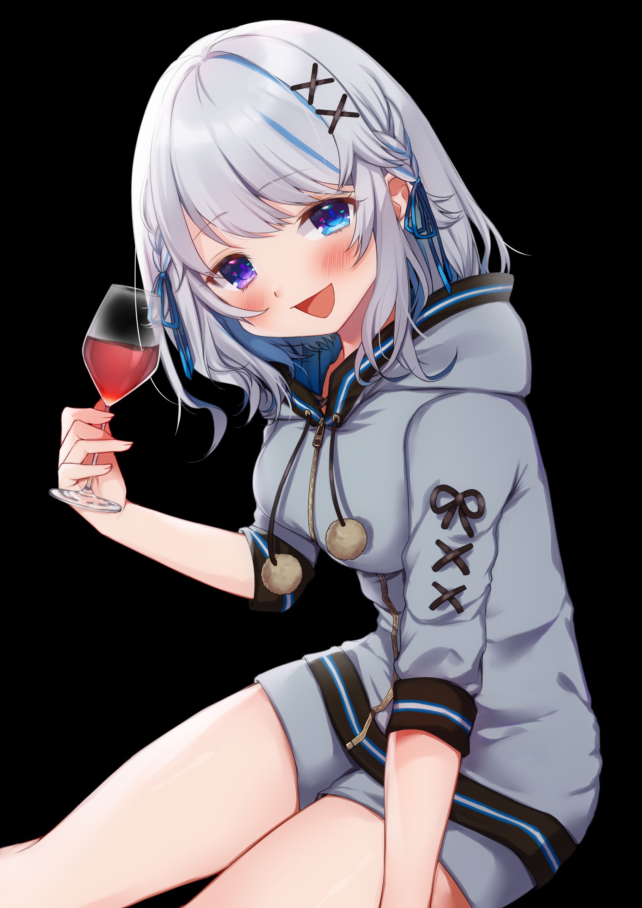 〖イラスト〗Vtuber 蒼楽珈琲様 グッズ用〖一枚絵〗-1