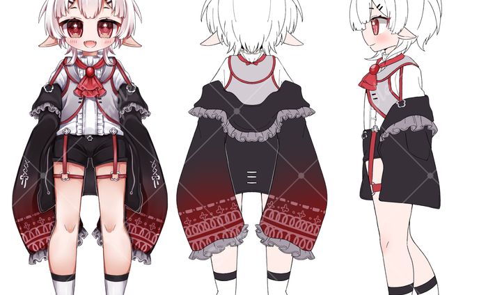 ミスティオ=ノーブル様 3面図