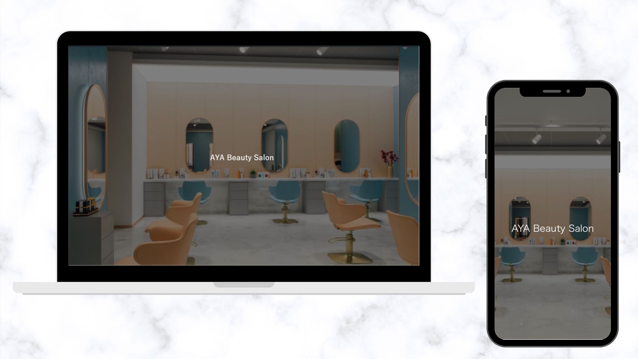 ヘアサロン集客用 デモサイト-1