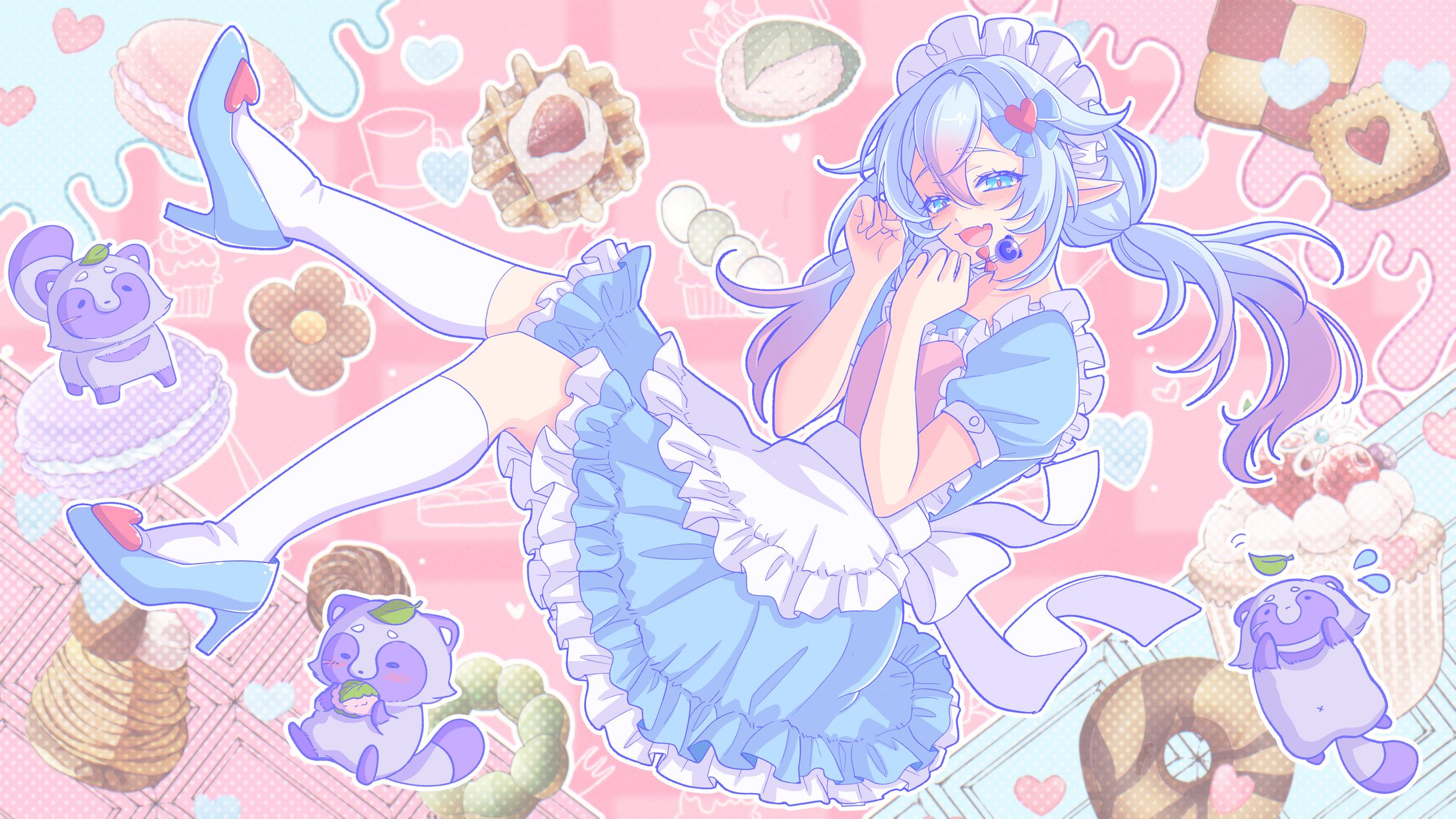 クリオネ=フォン·フロスト様【sweets parade】MV用イラスト-1