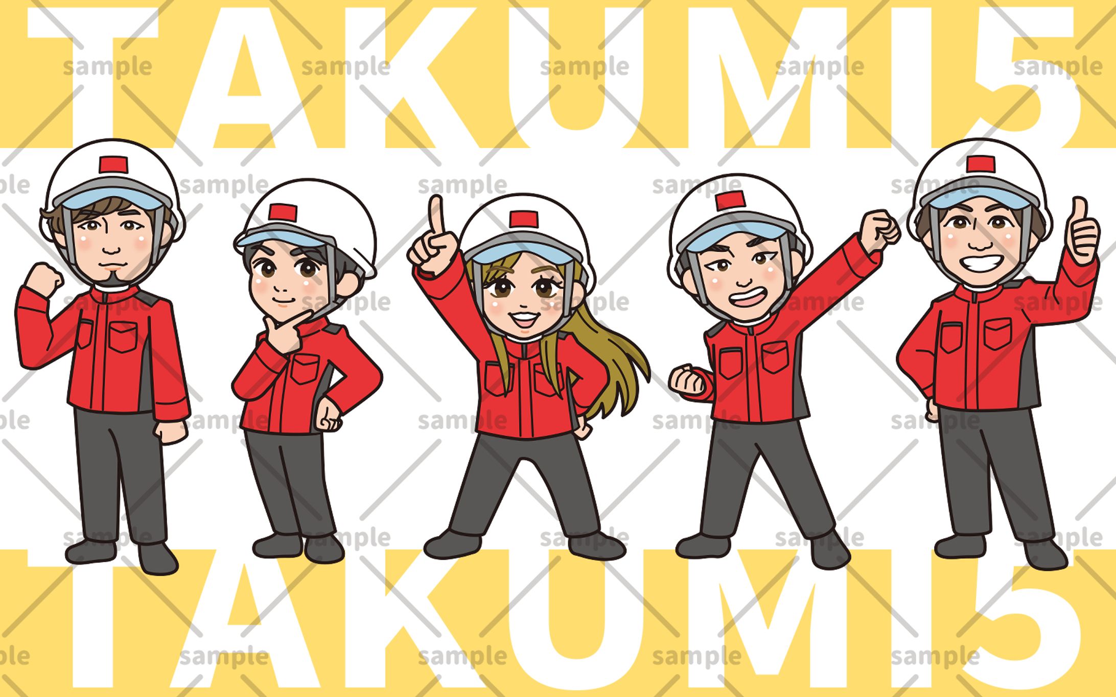 【大東建託協力会様】似顔絵-1