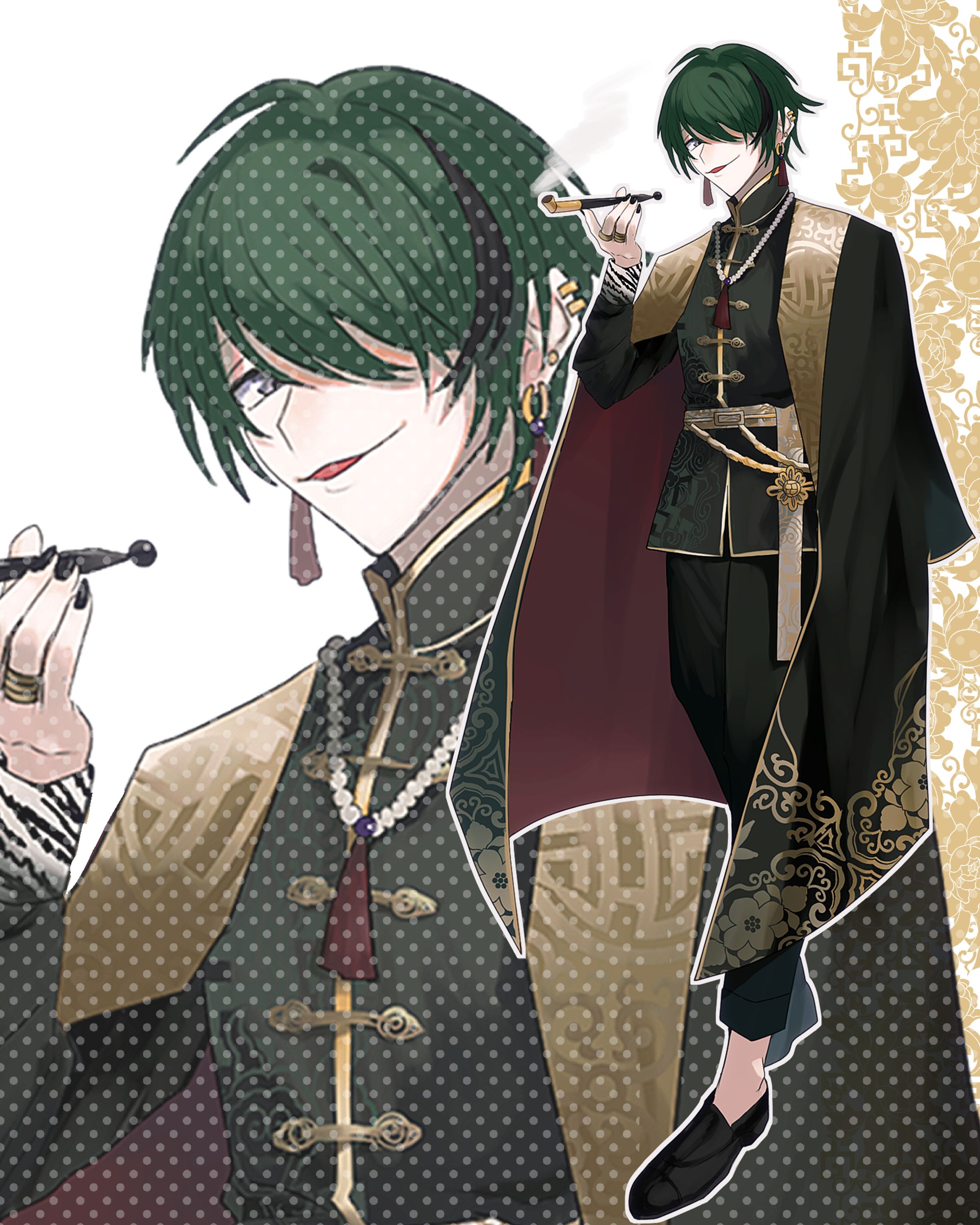 男性キャラクターイラスト【衣装デザイン】-1