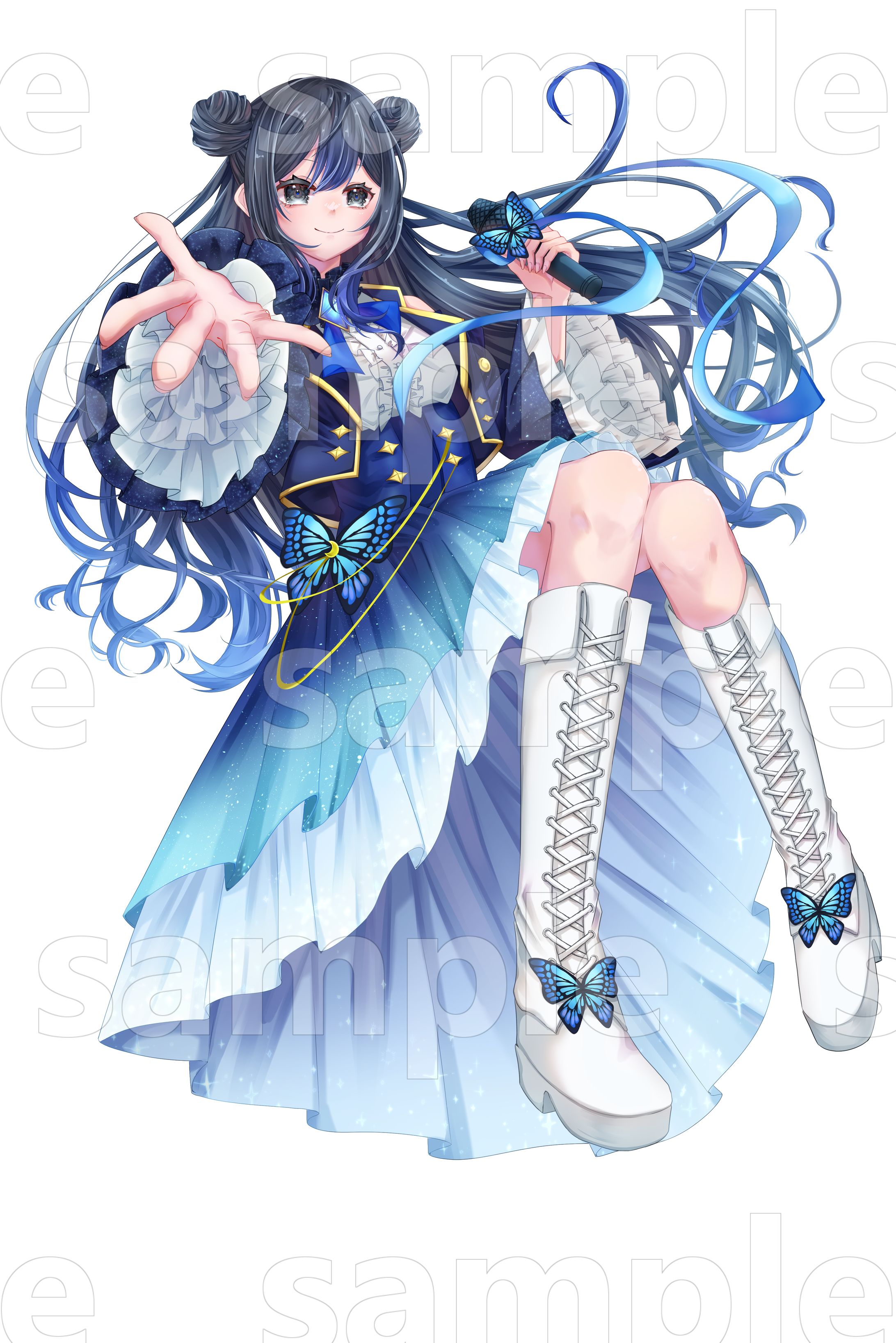 月詠羽琉様 #超絶可愛い 歌みた イラスト-1