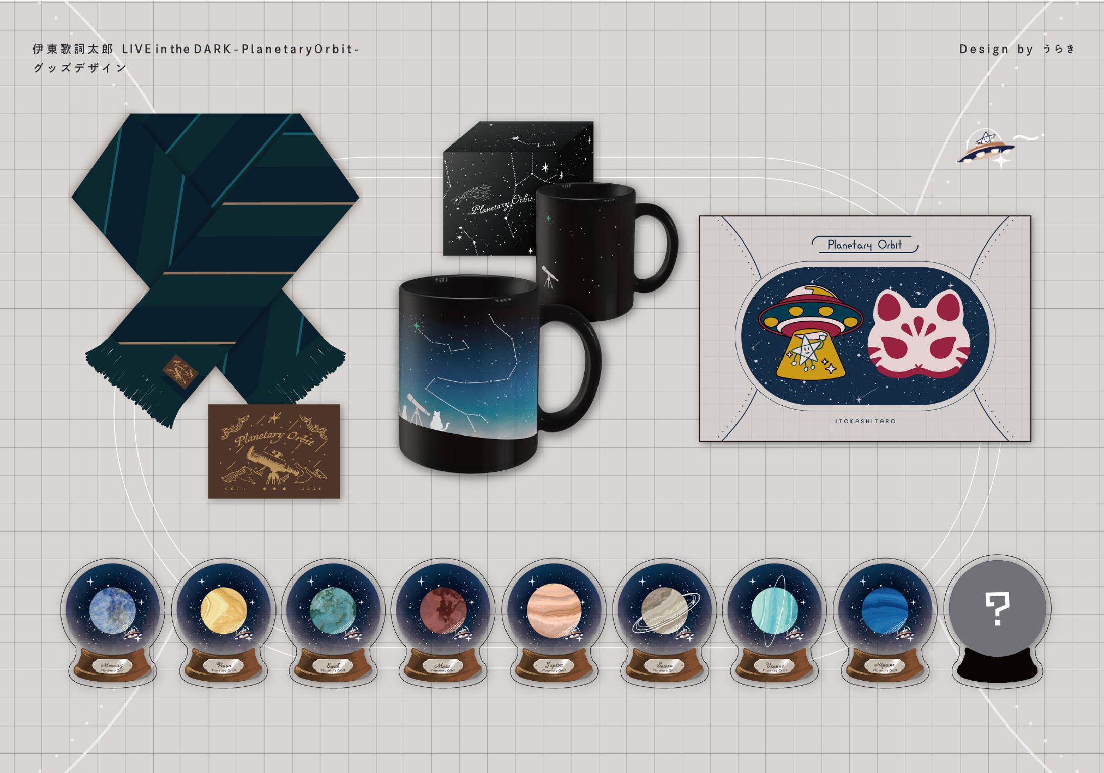 LIVE in theDARK Planetary orbit グッズデザイン-1