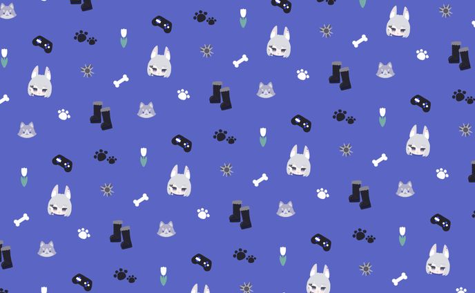 犬咬 様 パターン背景