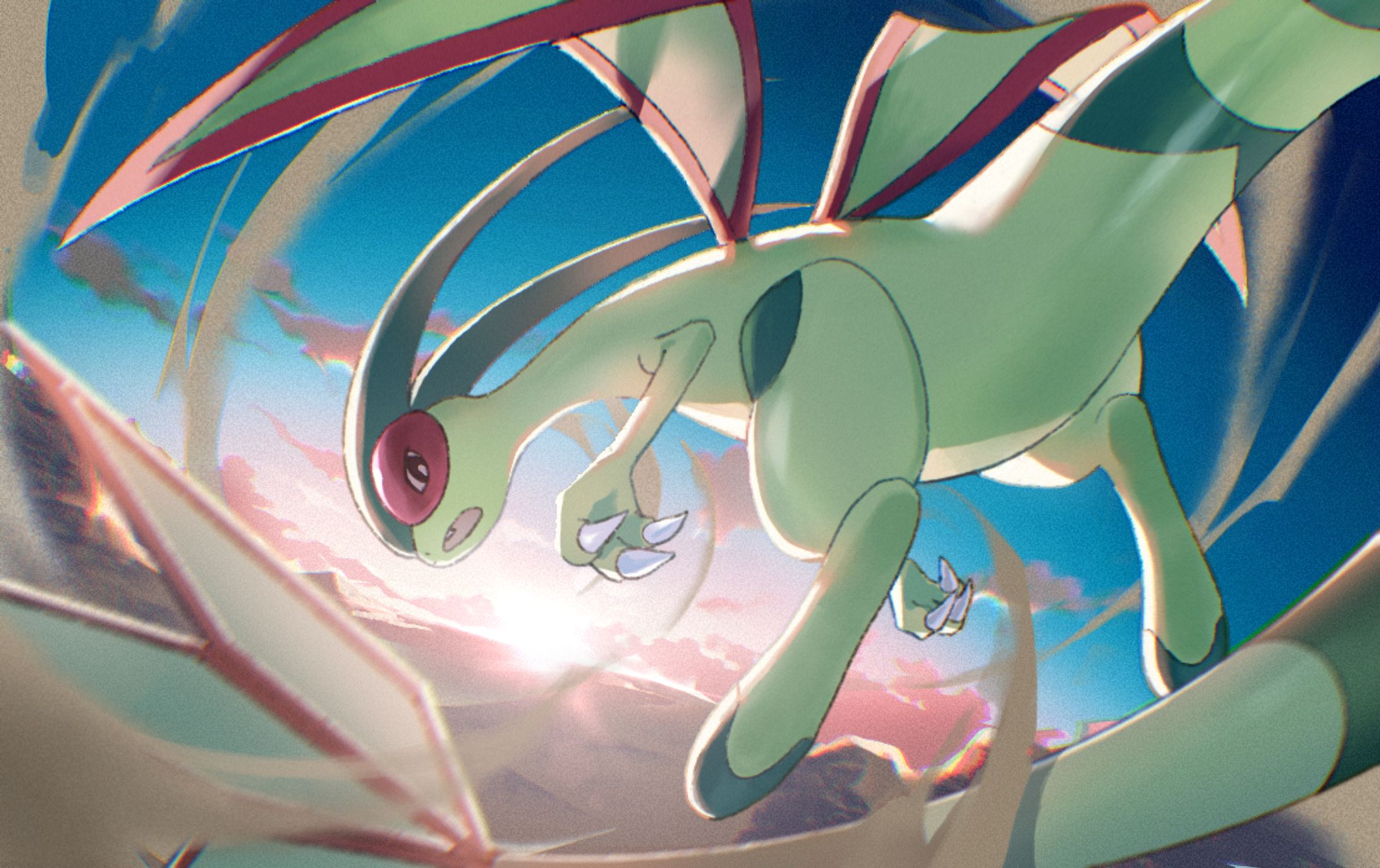 【FA】PTCGIC2024　ポケモンカードイラストコンテスト応募　フライゴン-1