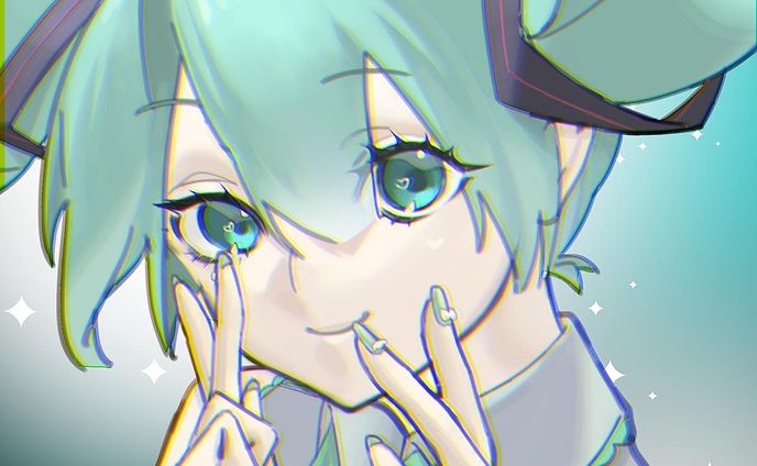 9月30日　逆だと　39！

#ミクの日 #二次創作 #illust #illustration #イラスト #シナミク #シナモンロール