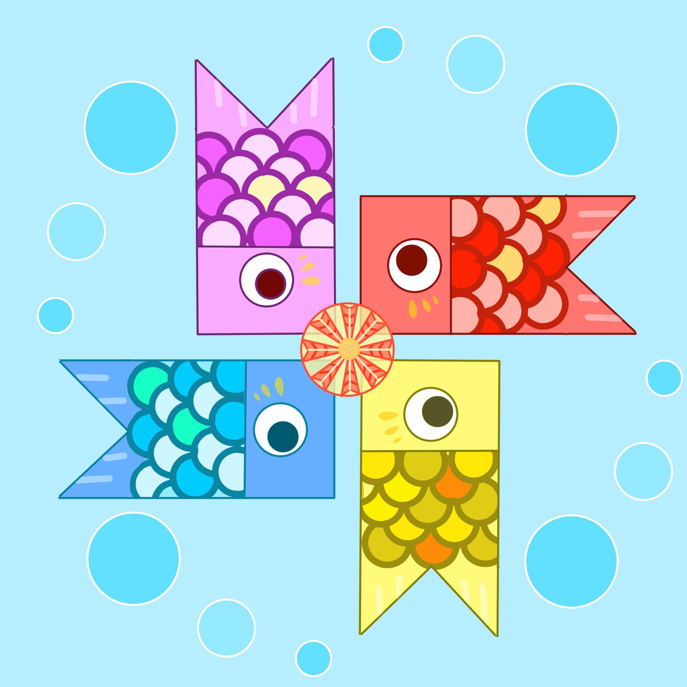 こどもの日　こいのぼり-1