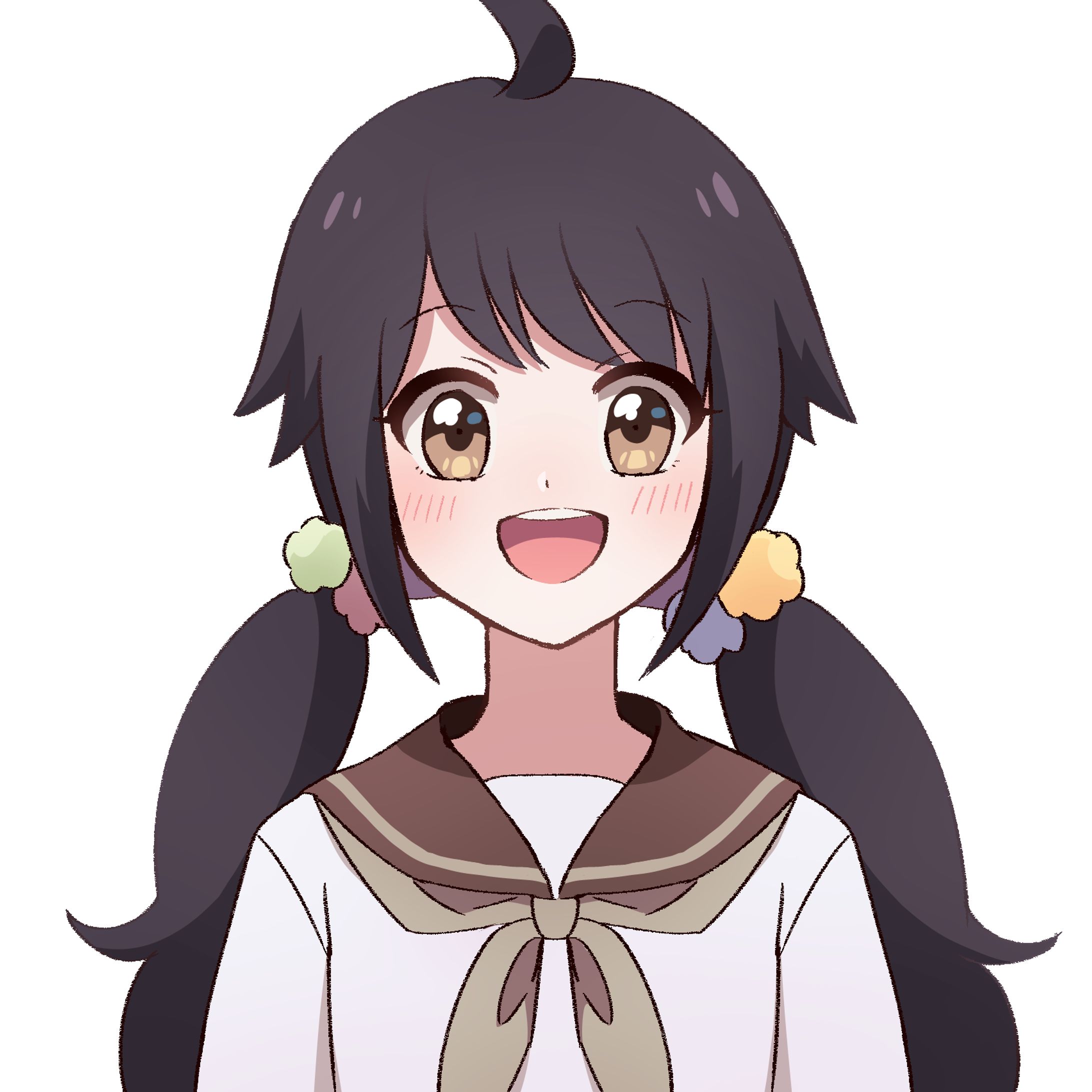 学生服の女の子-1