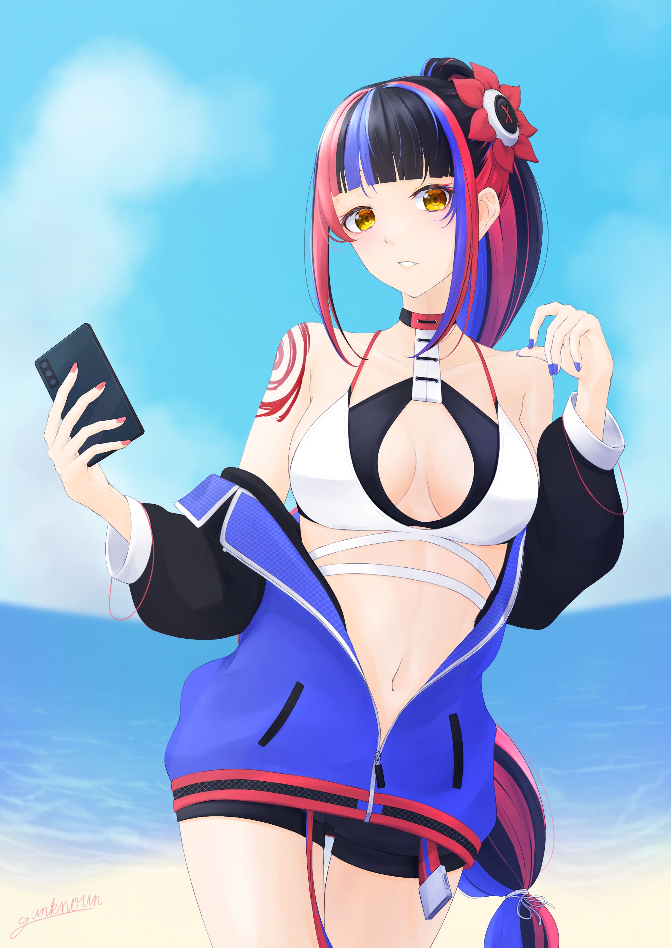 作例　春猿火（二次創作衣装）-1