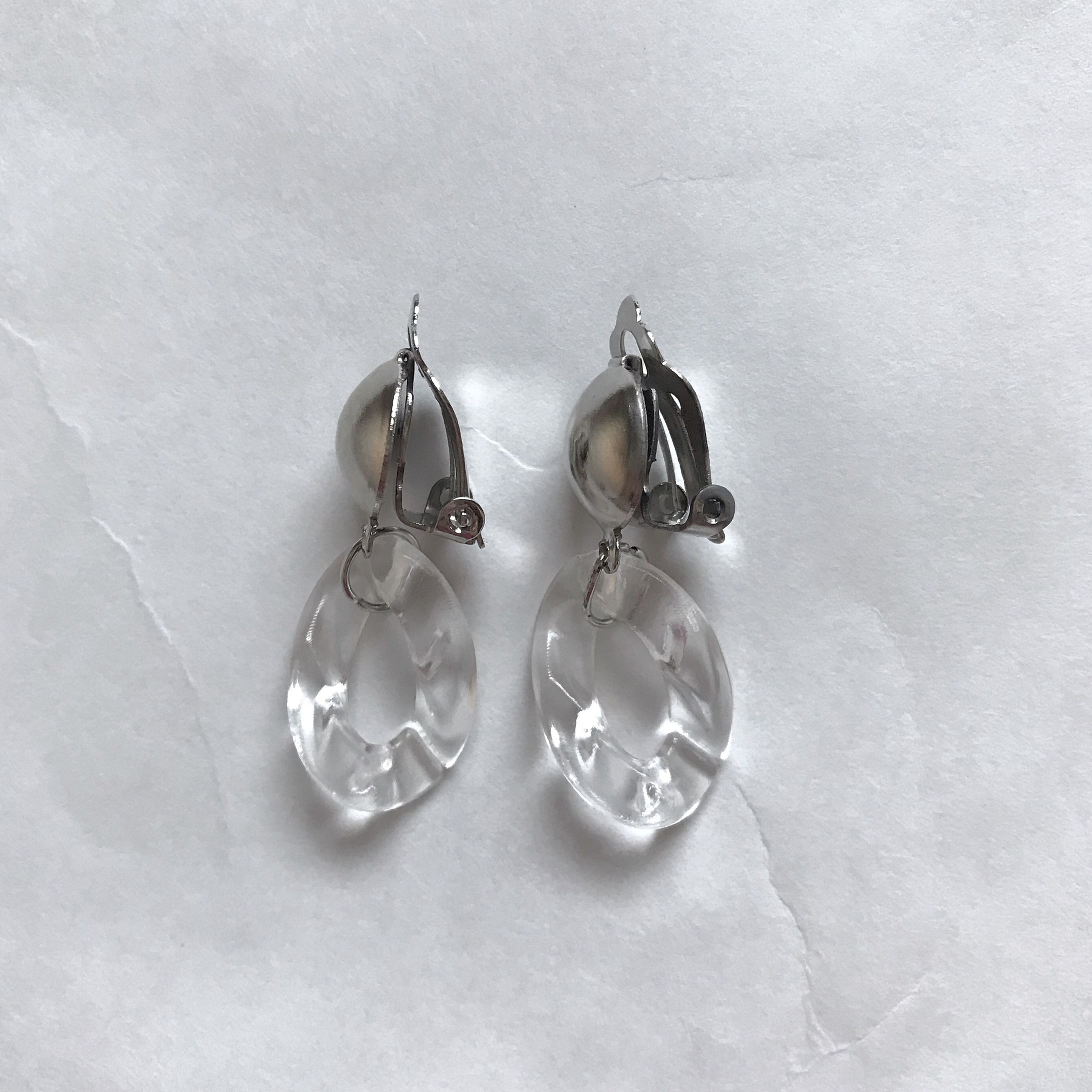 clear earring-1
