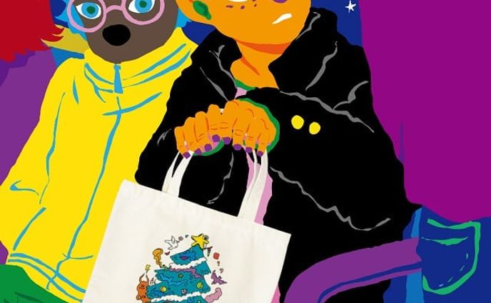 【CALL MOLA 】 とCHEBLOのクリスマスコラボ🎅トートバッグ🌈
・
・
【スズリ】のCHEBLOのショップで販売中です🎁
・
他にも色んな商品があるので、よかったら覗いてみてね🎄⛄
・
・
#cheblo#ポップ#イラスト#カラフル#fashion#illust#pic#絵#character#illustrator#friend #colorful#pop#ブランド#cute#bag#boy#トートバッグ#man #street#totebag #presents#長崎#ショップ#ストリート#キャラクター#ファッション#shopping#rock#band