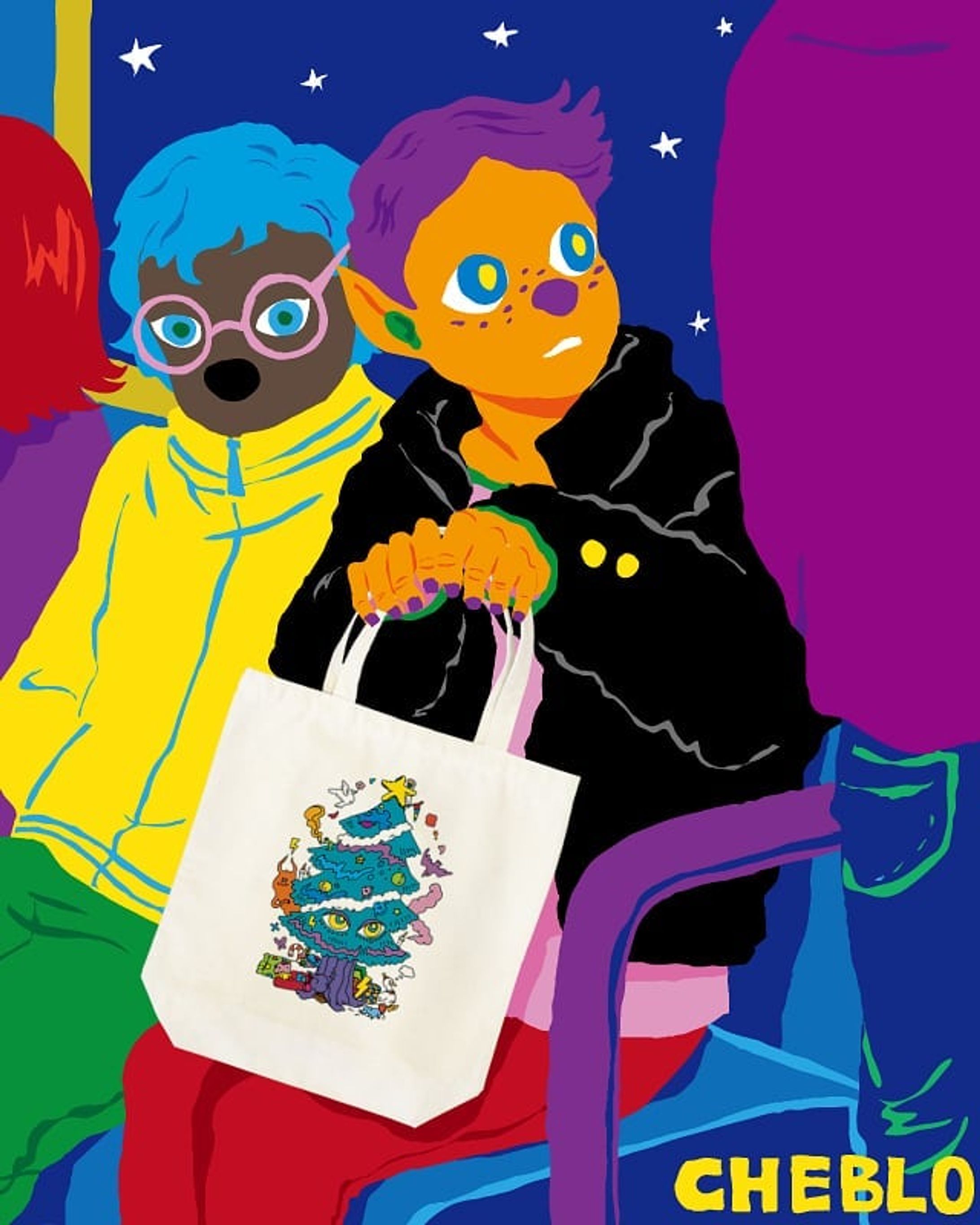 【CALL MOLA 】 とCHEBLOのクリスマスコラボ🎅トートバッグ🌈
・
・
【スズリ】のCHEBLOのショップで販売中です🎁
・
他にも色んな商品があるので、よかったら覗いてみてね🎄⛄
・
・
#cheblo#ポップ#イラスト#カラフル#fashion#illust#pic#絵#character#illustrator#friend #colorful#pop#ブランド#cute#bag#boy#トートバッグ#man #street#totebag #presents#長崎#ショップ#ストリート#キャラクター#ファッション#shopping#rock#band-1