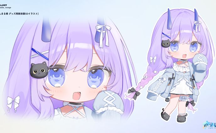 まんまる様グッズ用SDイラスト