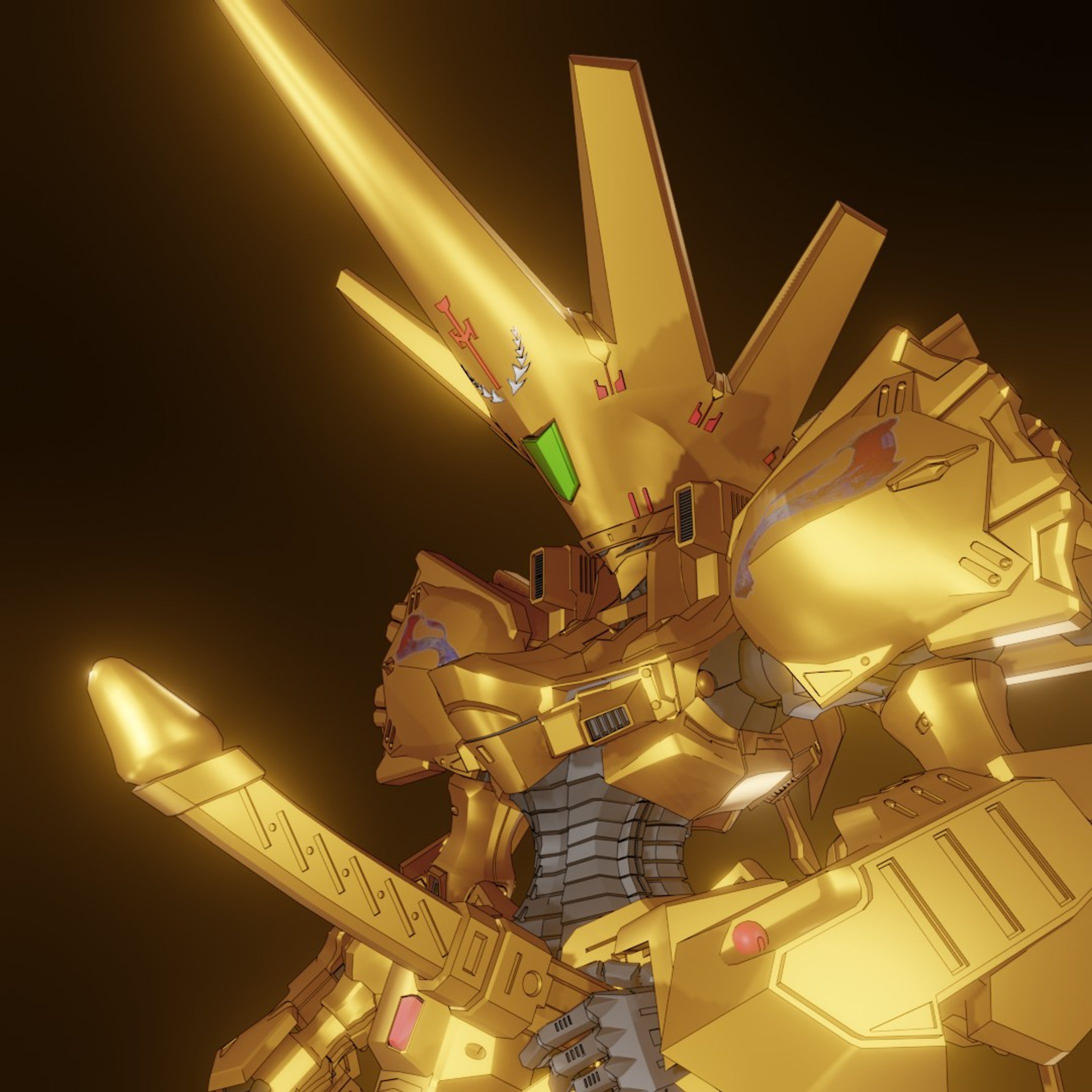 11 Blenderでナイト・オブ・ゴールドATをモデリング-1