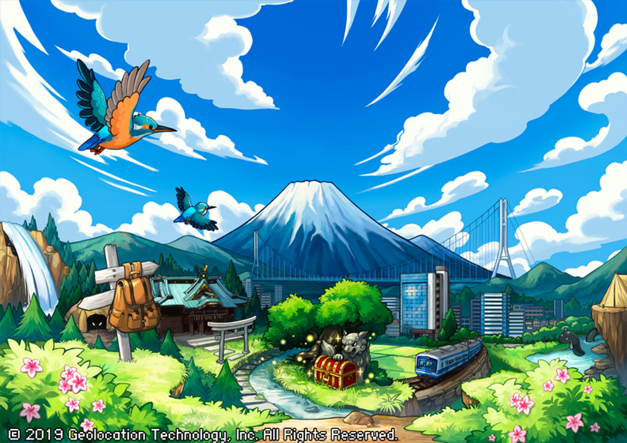 『株式会社Geolocation Technology』サイトTOPページイラスト -1