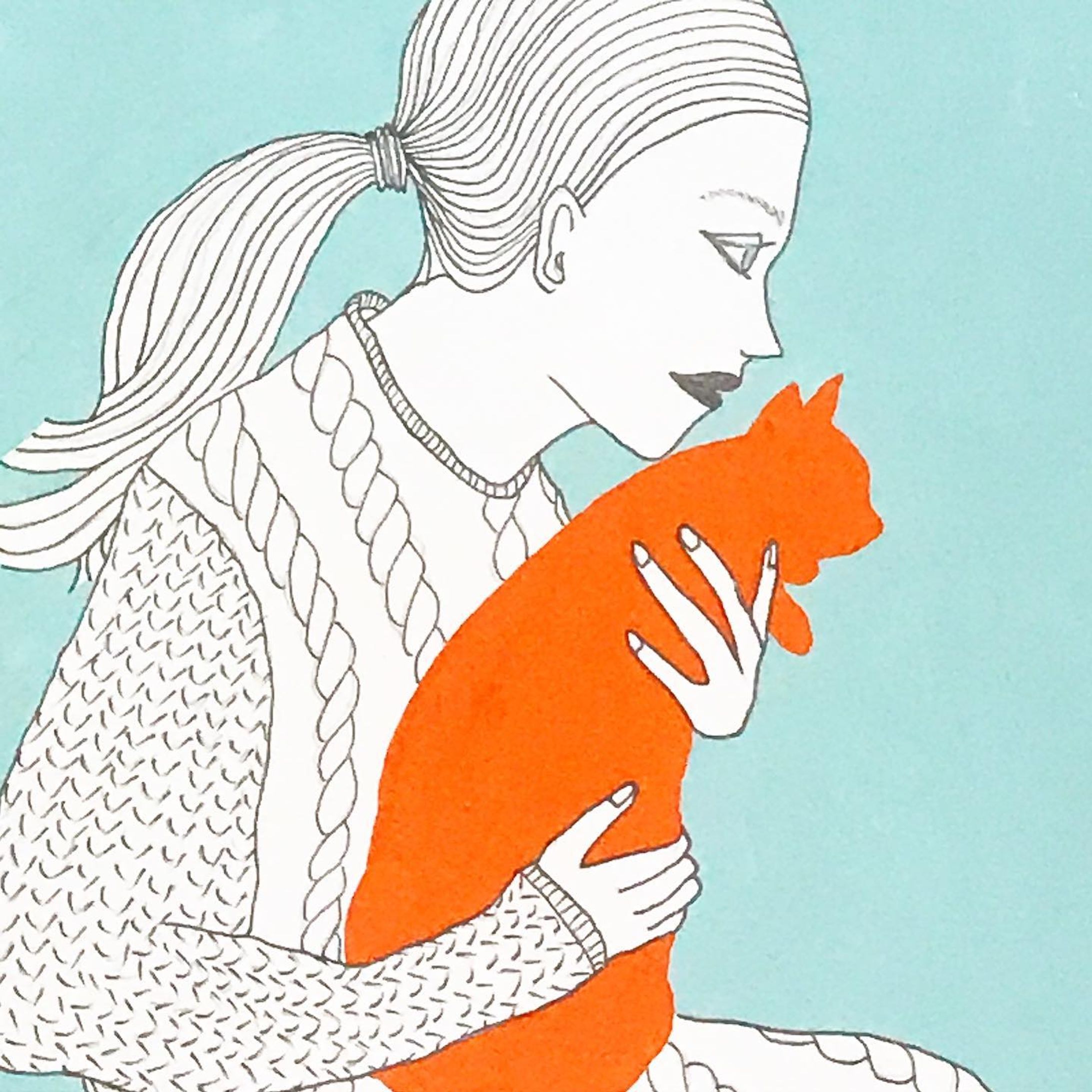 冬
#冬 #四季  #季節 #猫 #ねこと暮らす #ニットワンピ #ニット #アランニット #ファッション誌 #イラスト #イラストレーター #美術館 #雑誌付録 #グラフィックデザイン #カフェ #コーヒーのある暮らし #winter #winterfashion #knit #cat #kitty #london #fashionillustration #illustration #worksonpaper #fudgemagazine #culture #cafe #coffee #elliekubota-1