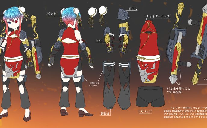 キャラクター、サックス演奏