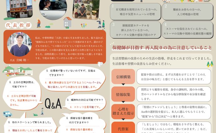 宮﨑様　両面2つ折りチラシ