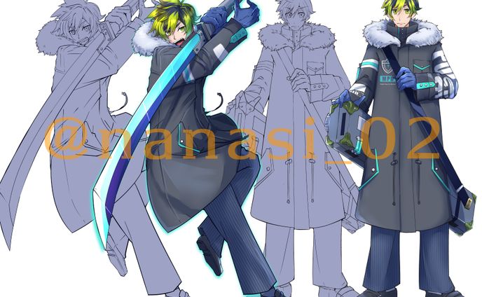 trpg、線画