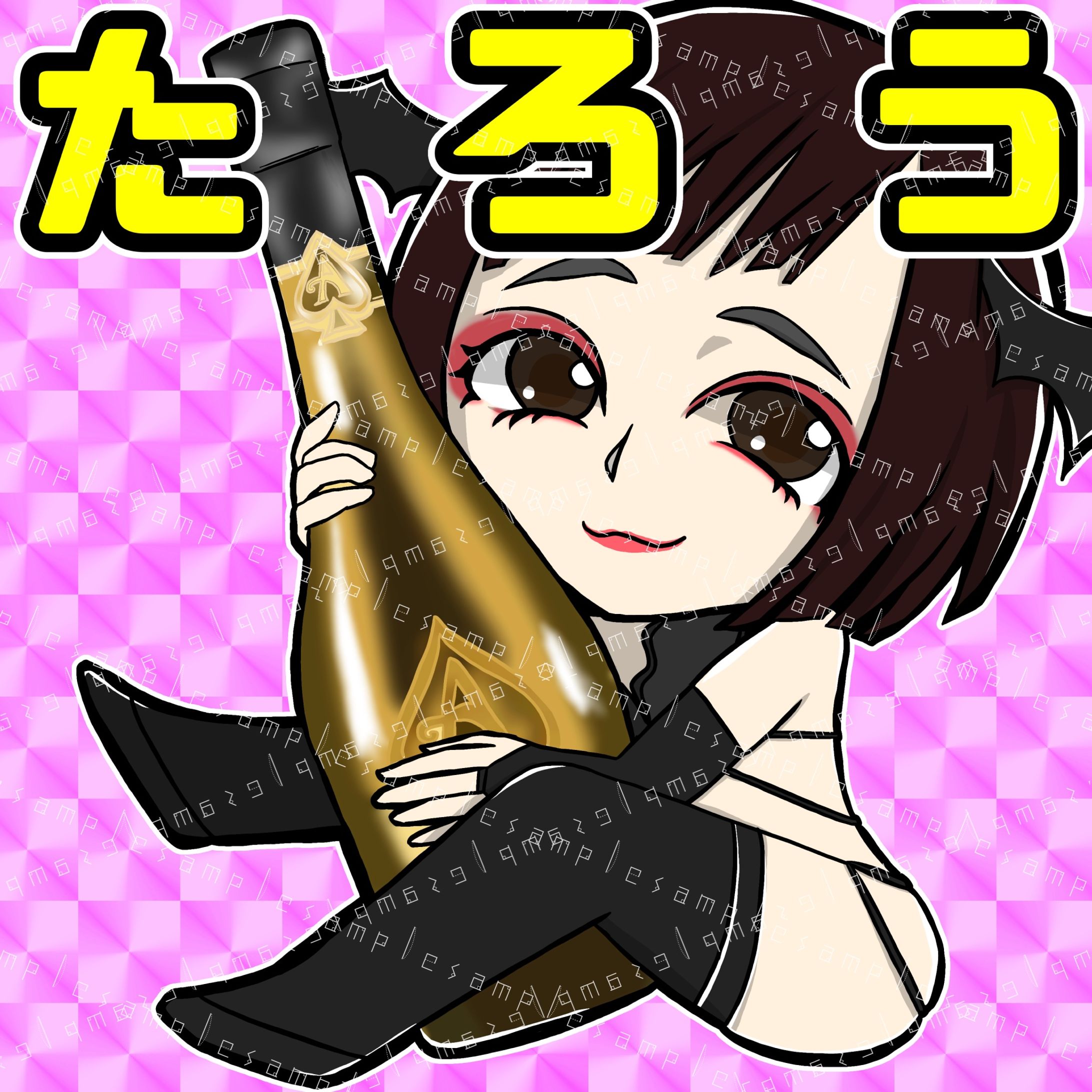 似顔絵ステッカー-1