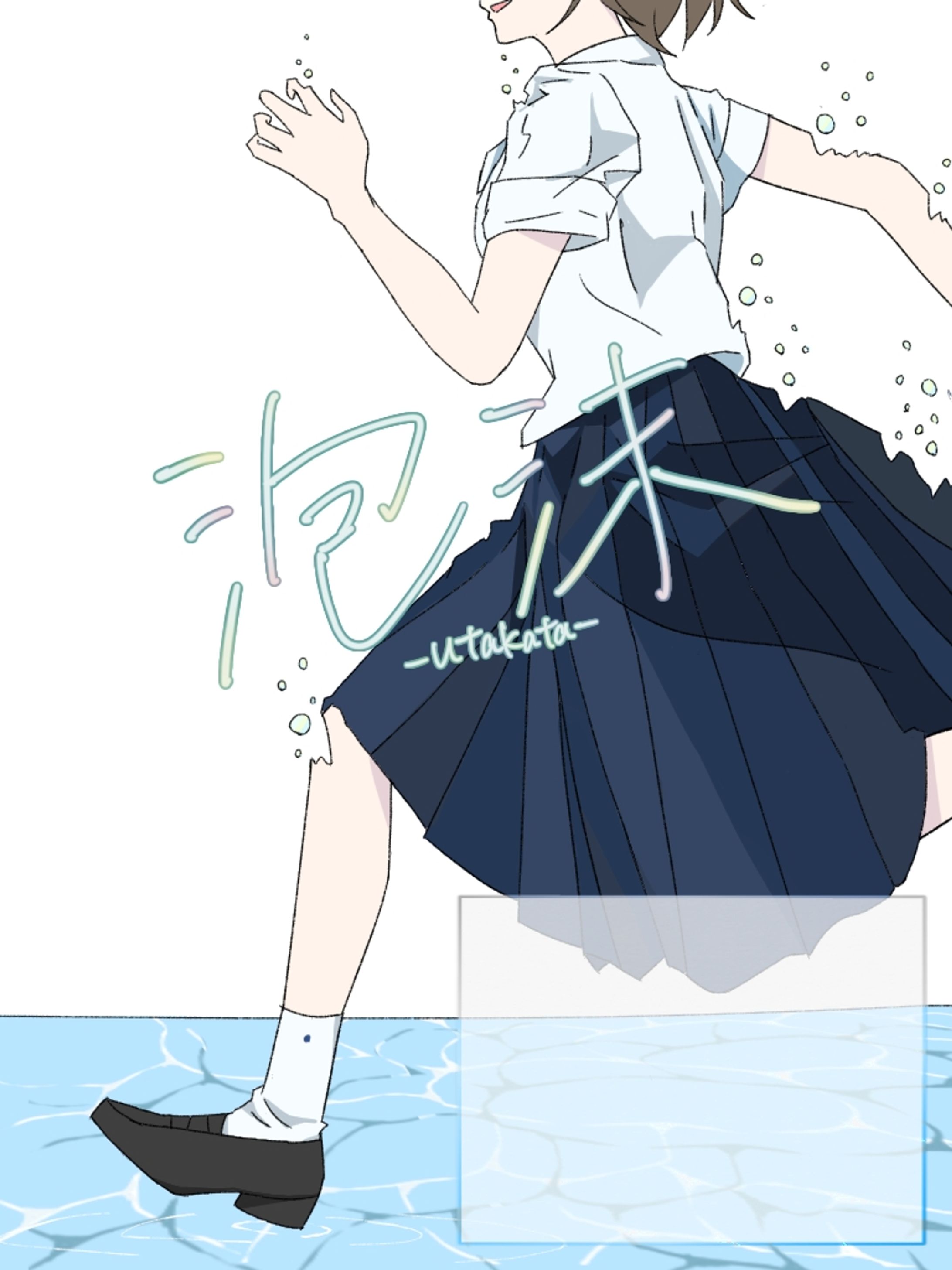 学校文化祭　チラシイラスト-1