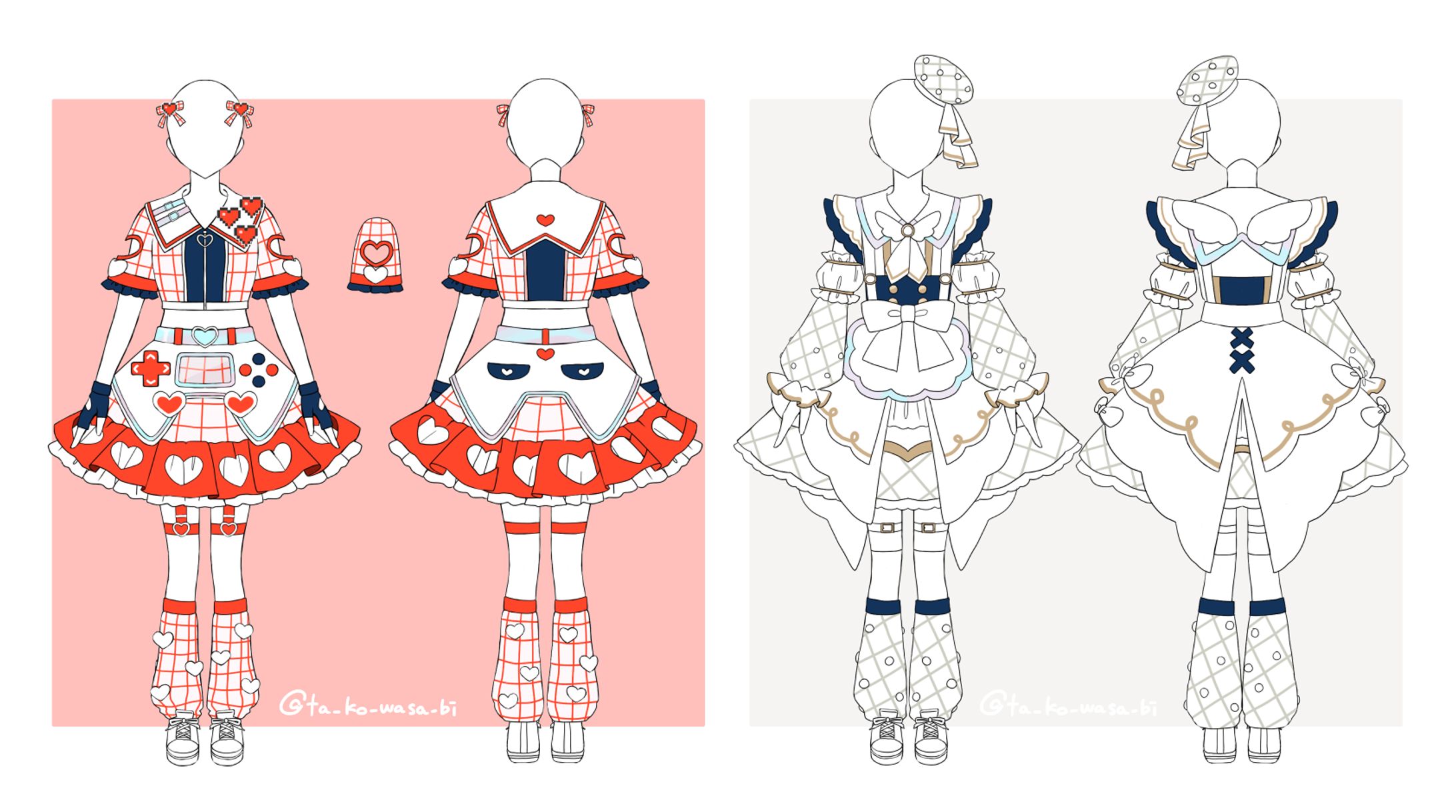 アイドルグループ BAKUMON 新衣装デザイン-1