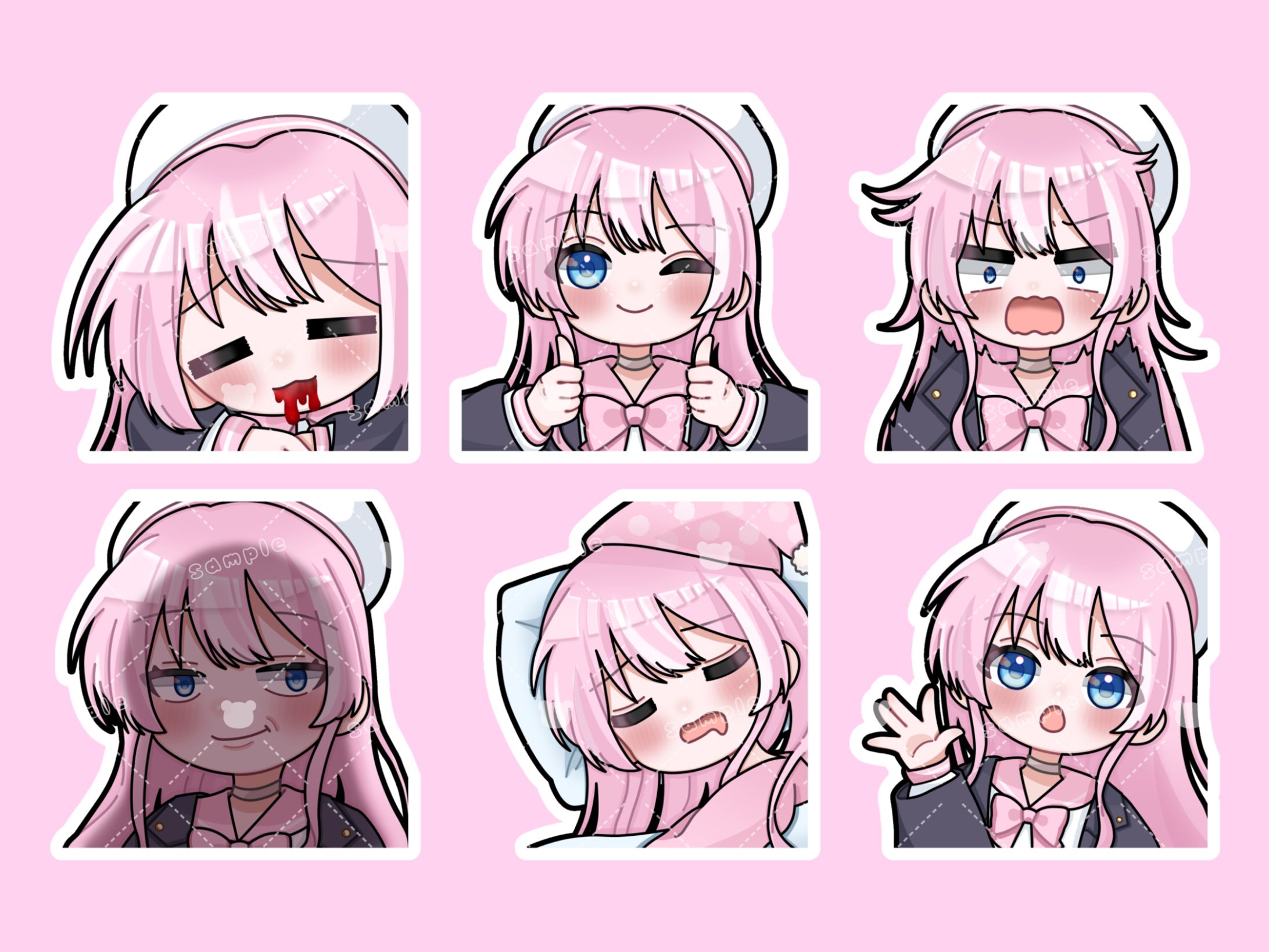 もか様 スタンプイラスト-1