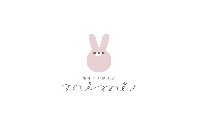 【ロゴデザイン】小さなお菓子店 mimi