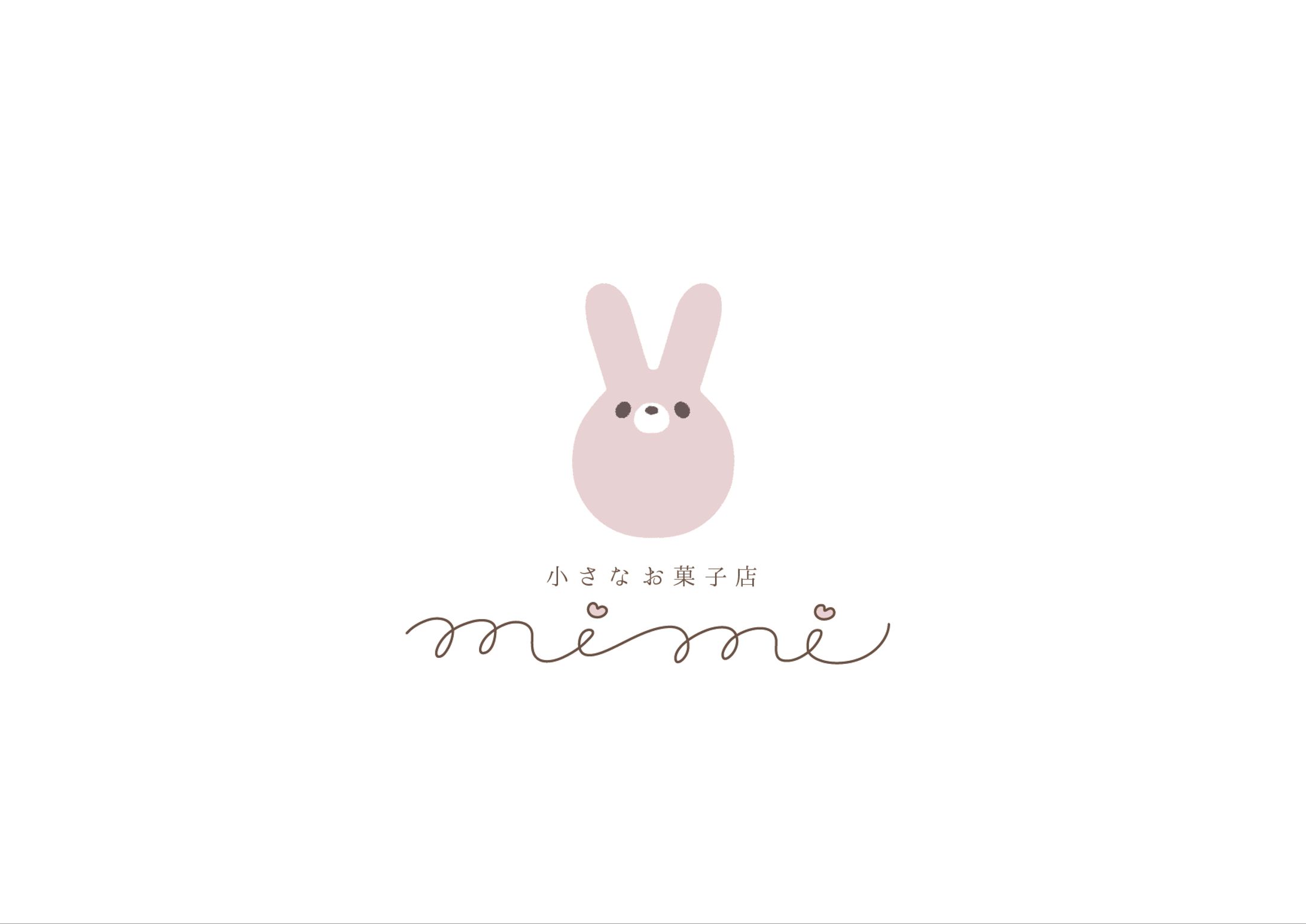 【ロゴデザイン】小さなお菓子店 mimi-1