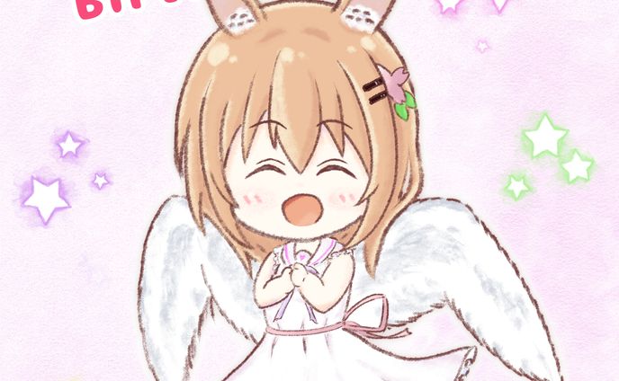 二次創作　ミニキャラ【ご注文はうさぎですか？】ココア誕生日記念