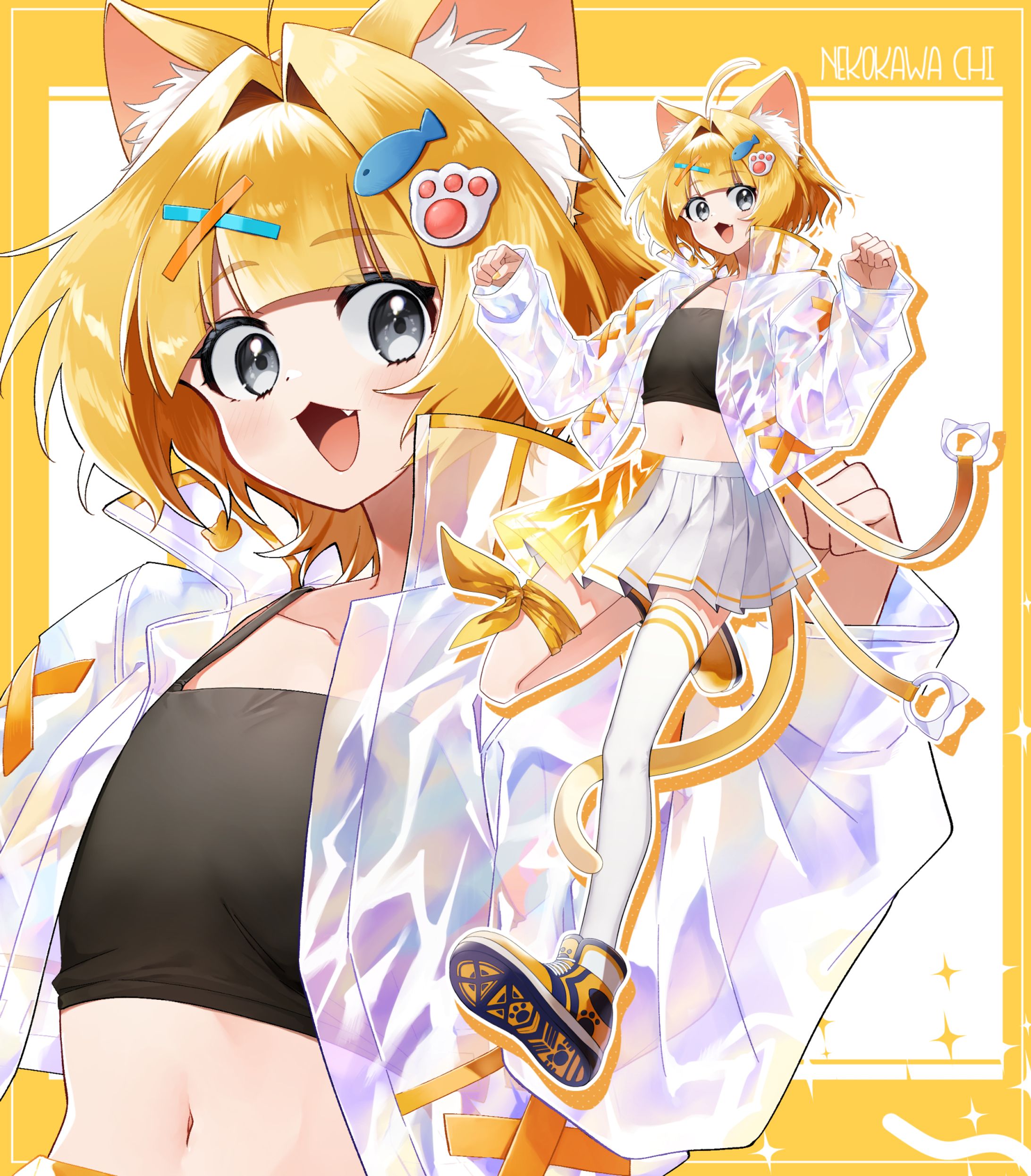 【VTuber/猫川ちぃ】イラスト・キャラデ-1